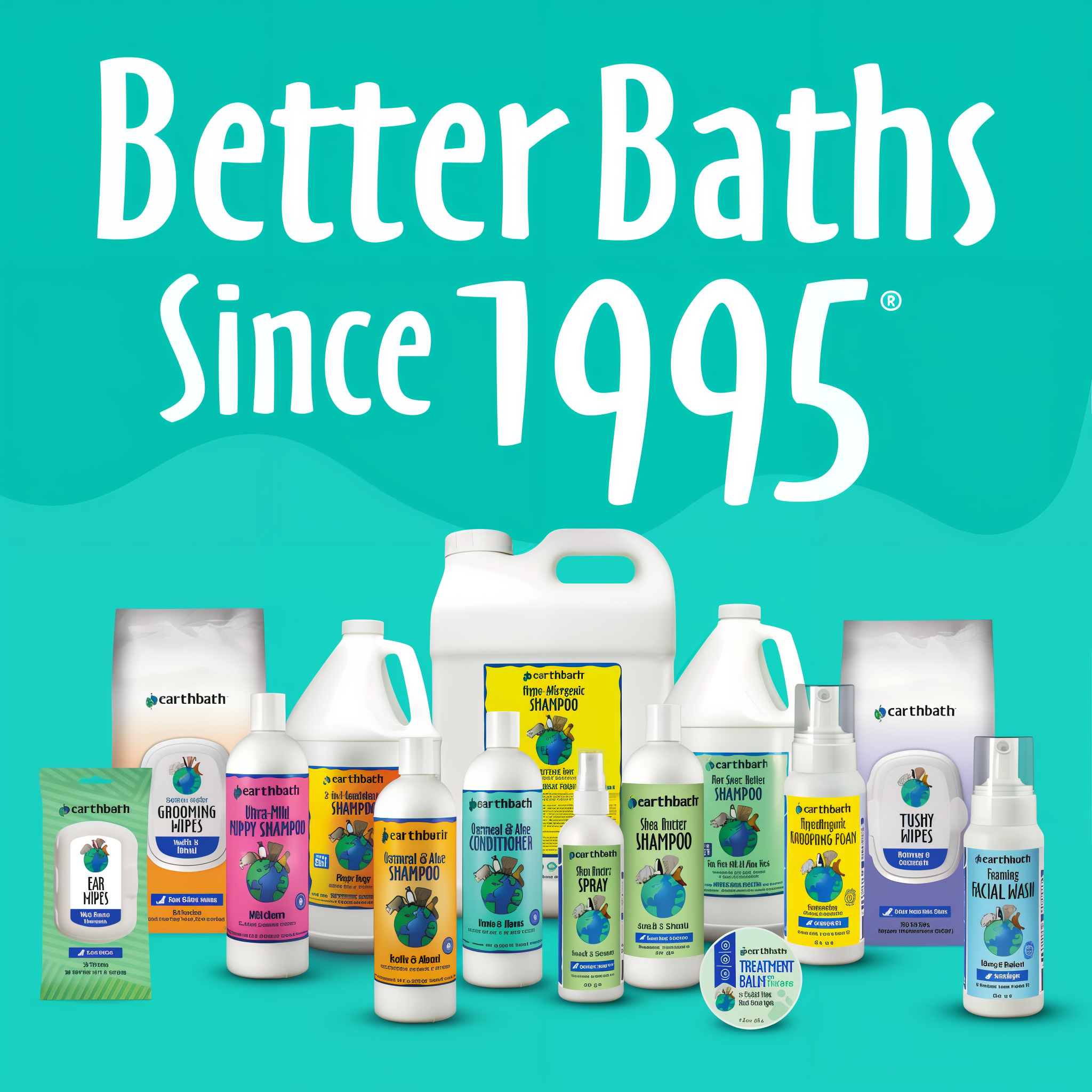 Earthbath better baths since 1995 product family