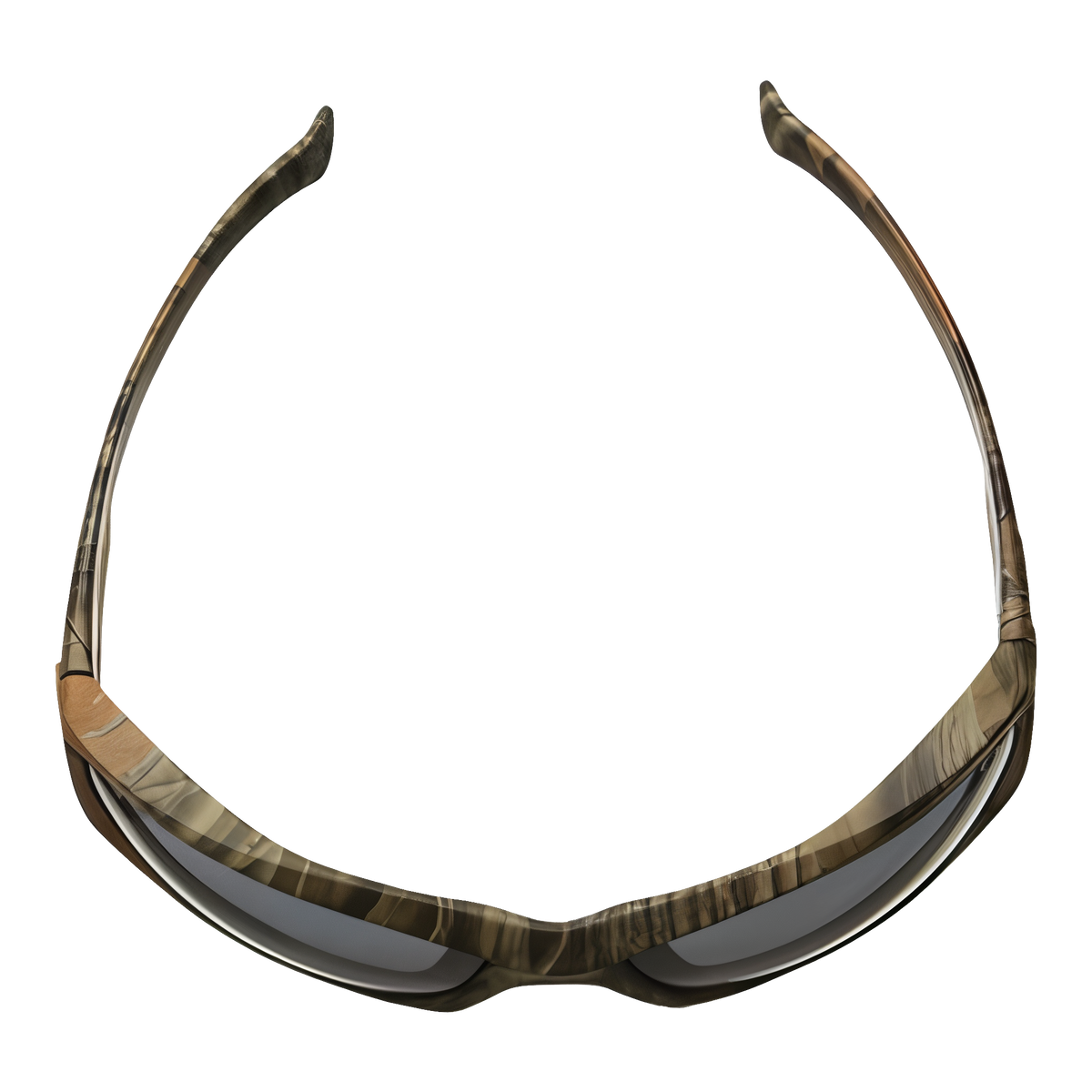 Edge Eyewear Brazeau Safety Glasses Forest Camo Frame Smoke Lens -- product image
