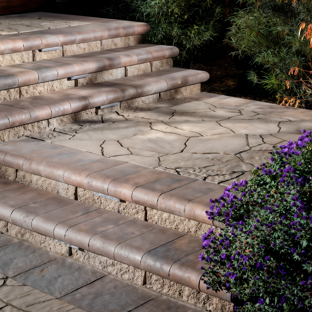 EP Henry Bullnose Paver Coping 6 x 12 in -- lifestyle