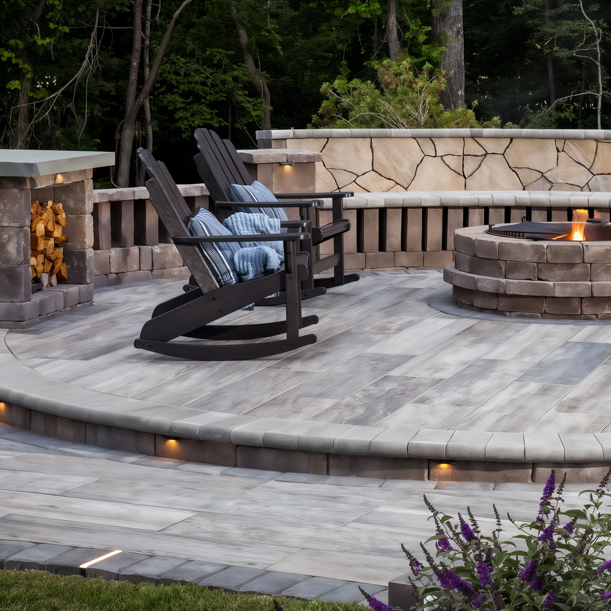 EP Henry Bullnose Paver Coping 6 x 12 in -- lifestyle