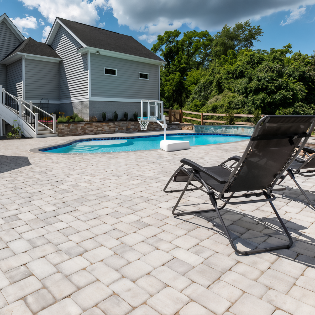 EP Henry Old Towne Cobble Paver -- lifestyle