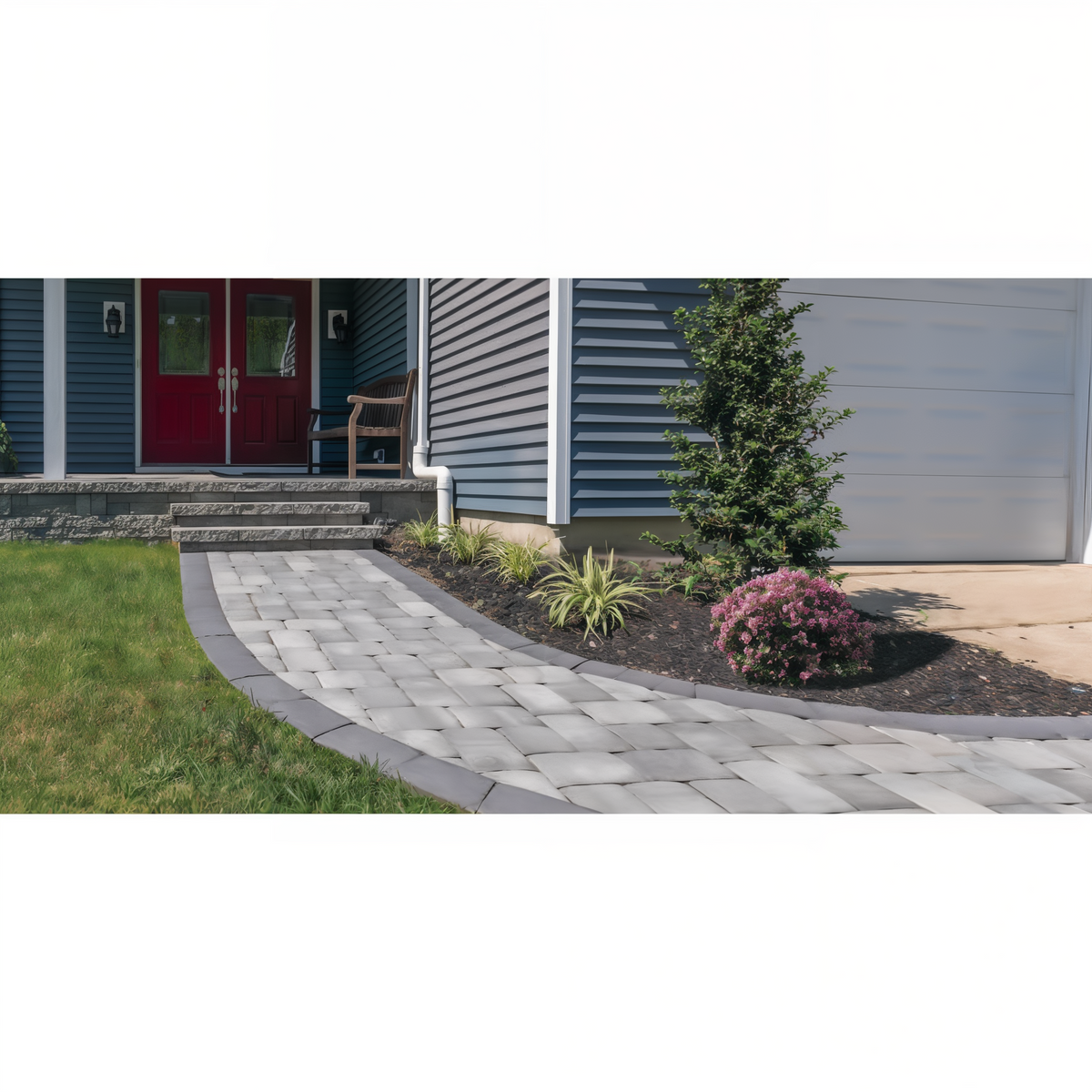 EP Henry Old Towne Cobble Paver -- lifestyle