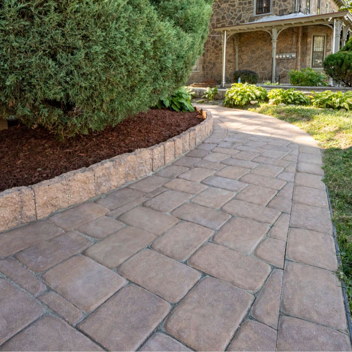 EP Henry Old Towne Cobble Paver -- swatch  brown