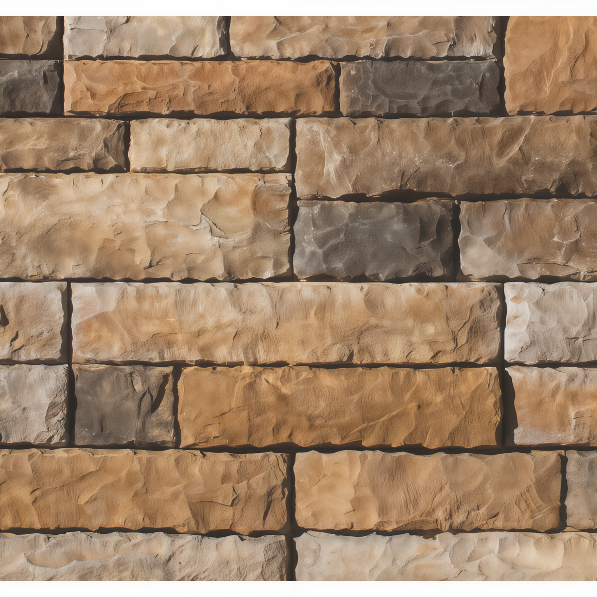 EP Henry Single Sided Cast Stone Wall -- detail