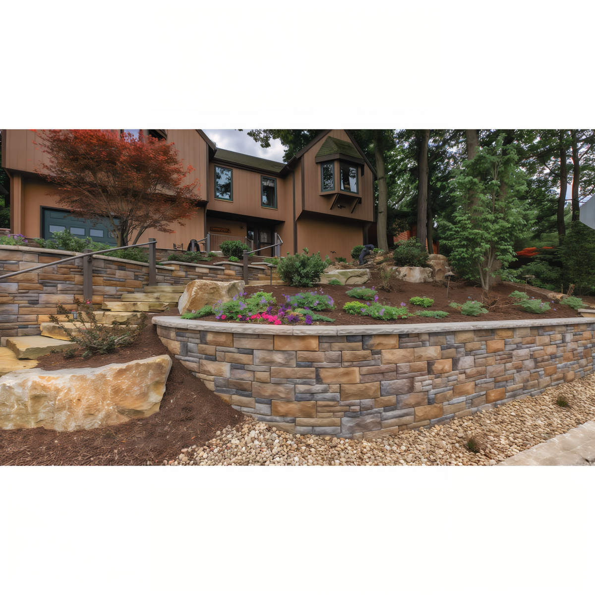 EP Henry Single Sided Cast Stone Wall -- swatch/detail