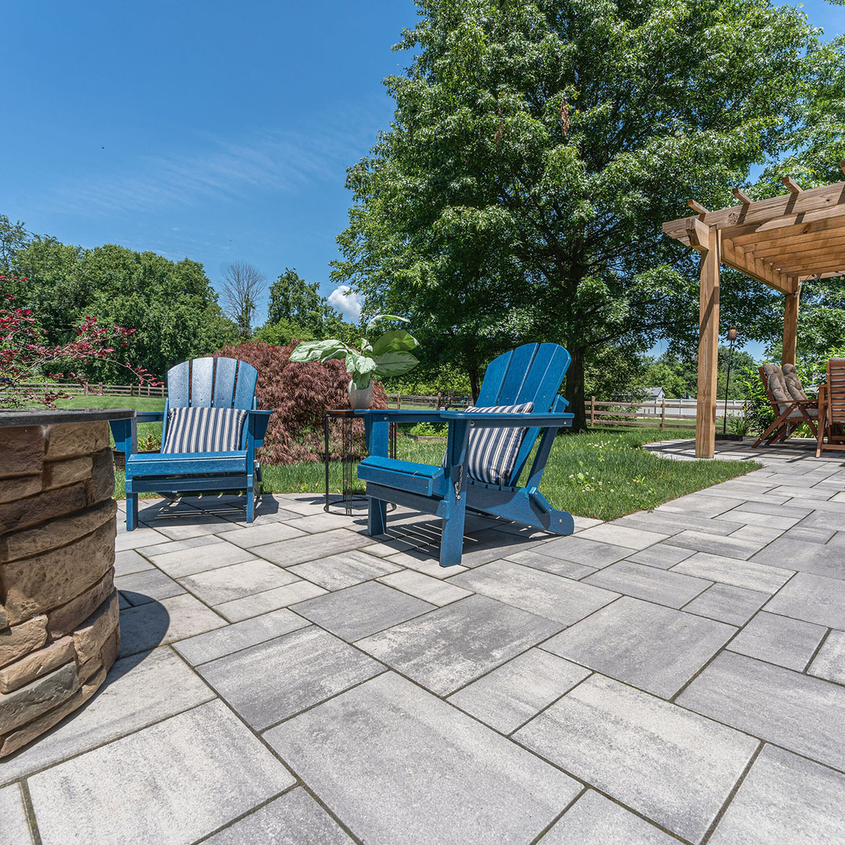 EP Henry Trilogy Smooth Pavers -- lifestyle