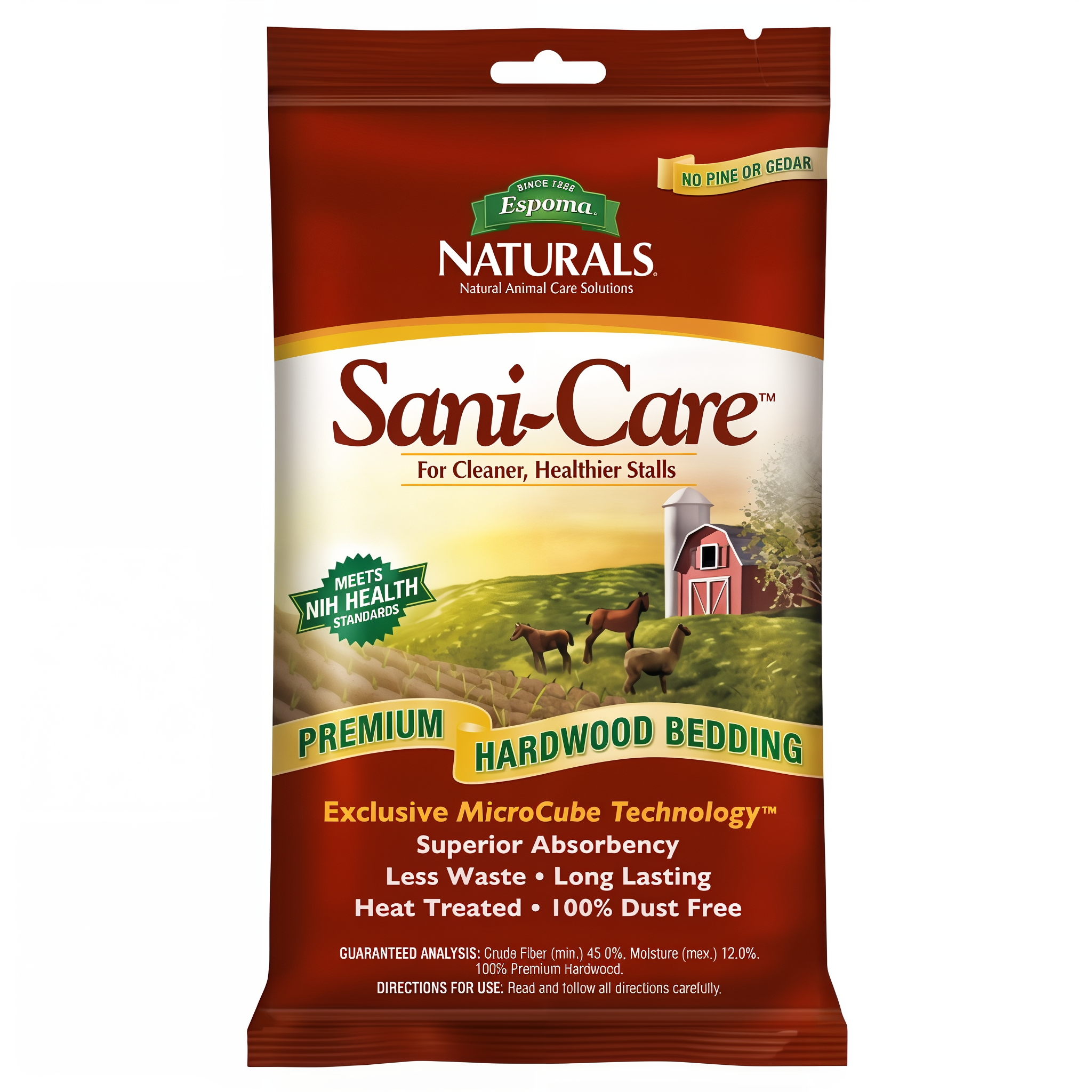 Espoma Naturals Sani-Care Granular Hardwood Large Animal Bedding