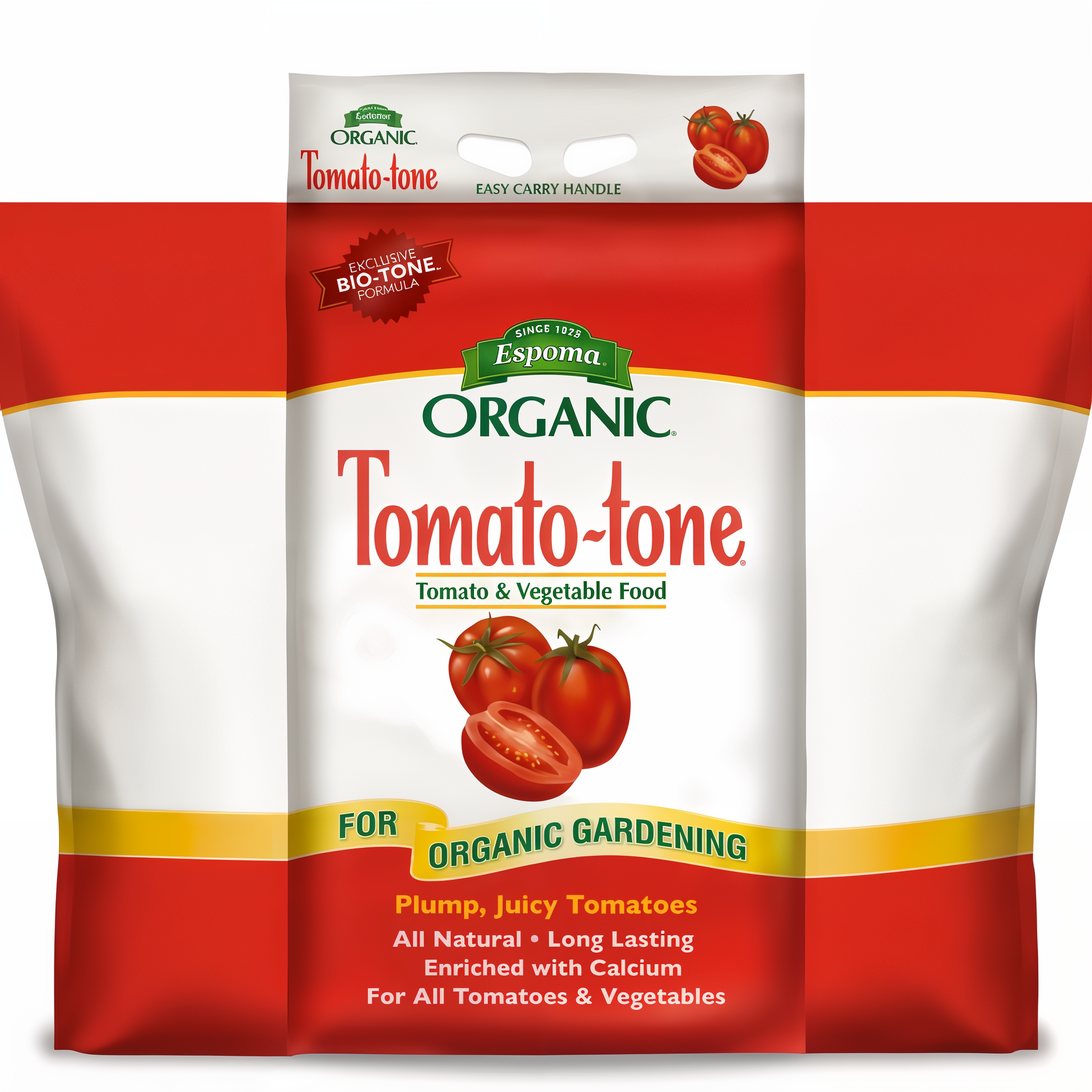 Espoma Organic Tomato-Tone 18 lb bag, a natural tomato fertilizer. #18 lb