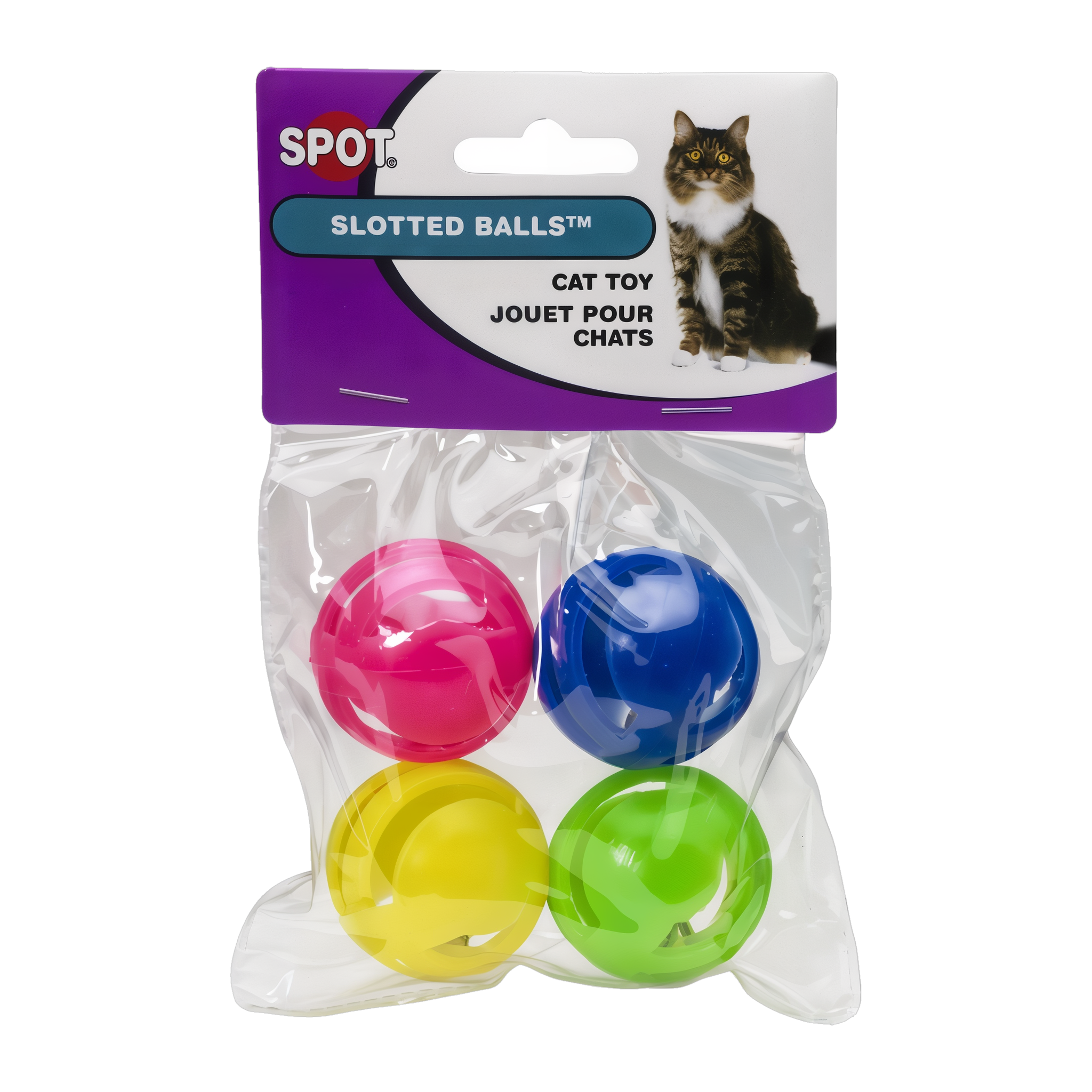 Ethical Pet Spot Slotted Balls Cat Toys
