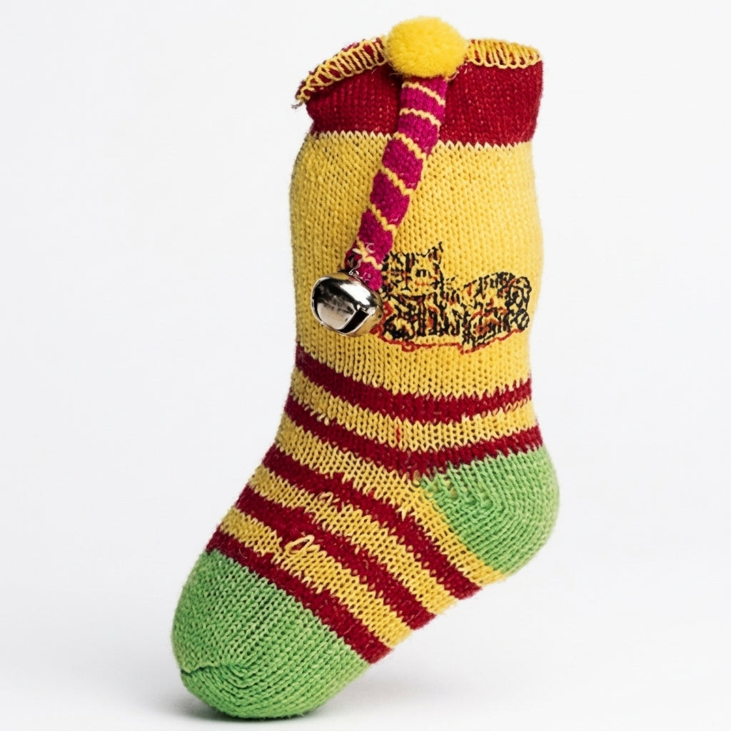 Spot Spotnips Yellow Sock with Catnip & Bell