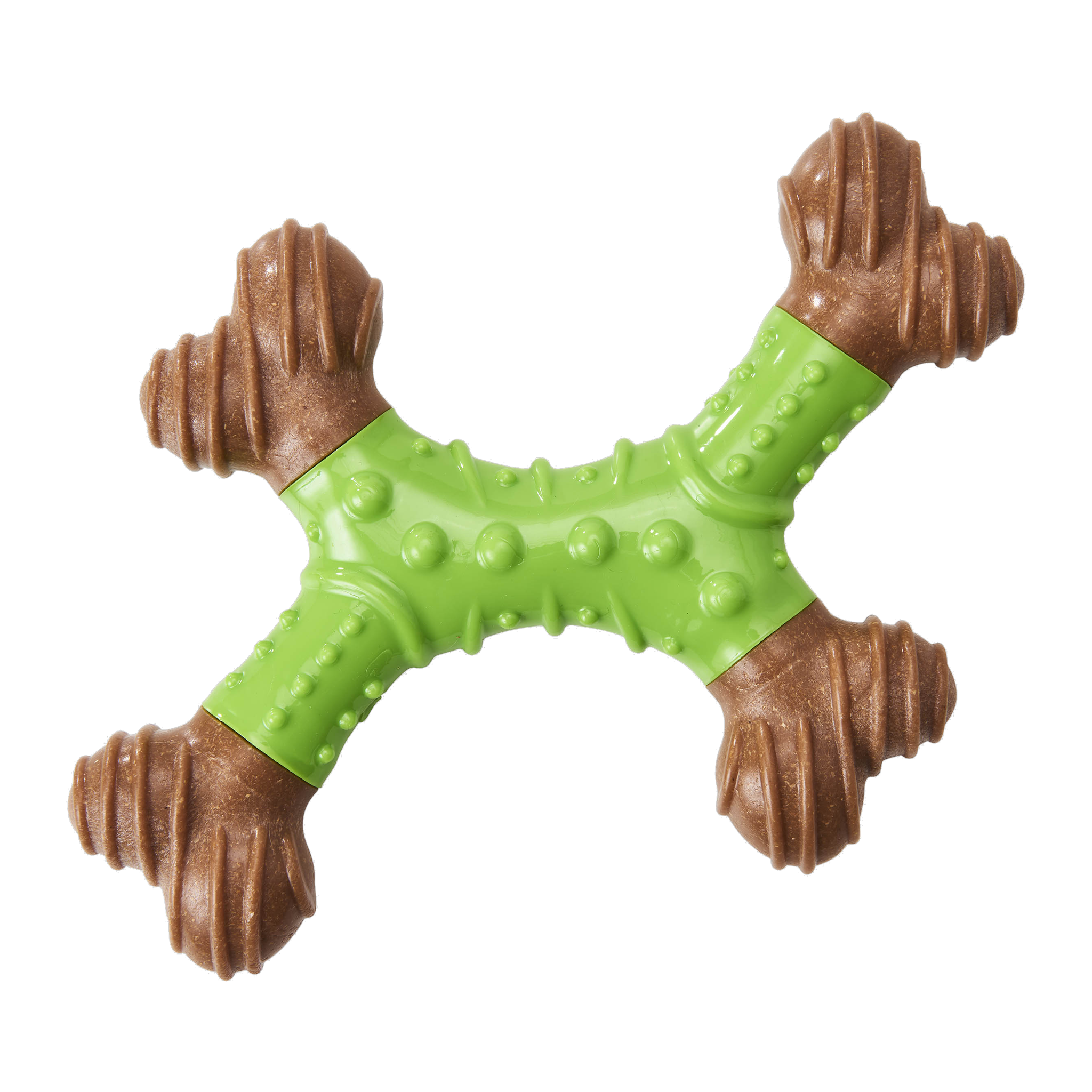 Ethical Products Bambone Apple Dental X-Bone Pet Toy