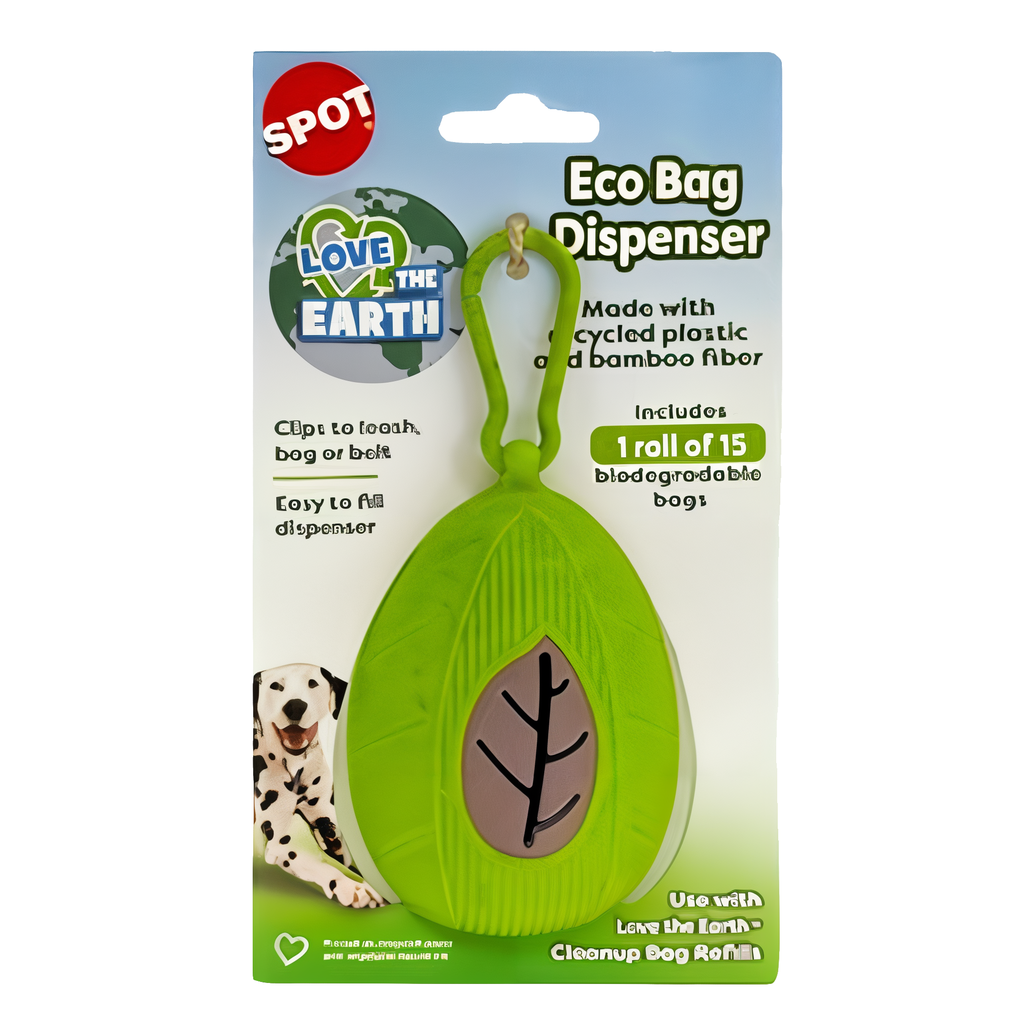 Ethical Products Love the Earth Eco Bag Dispenser for Dogs