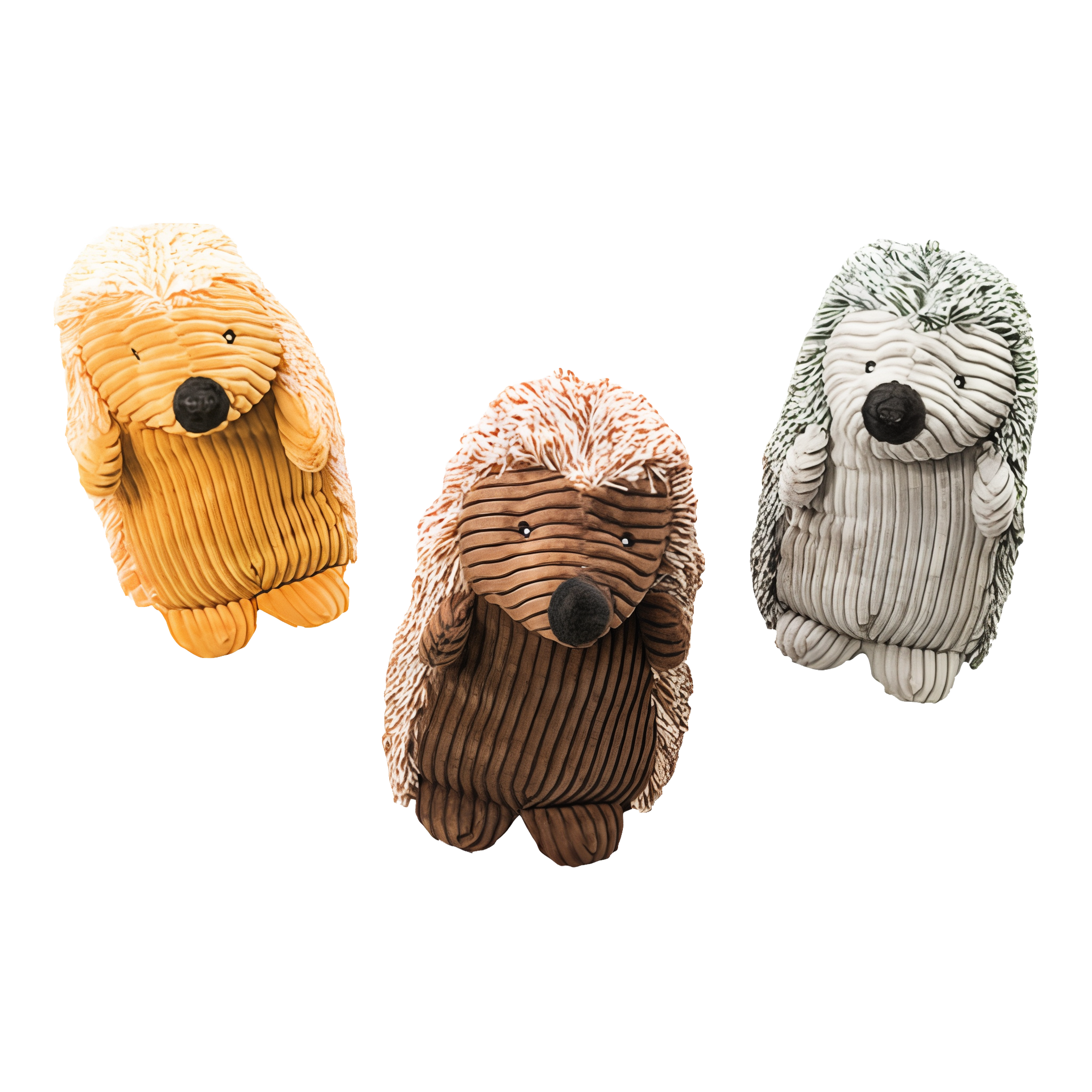 Spot Ethical Products Corduroy Hedgehogs Dog Toy