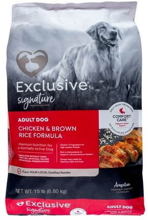 Exclusive Adult Dog Chicken & Brown Rice Formula