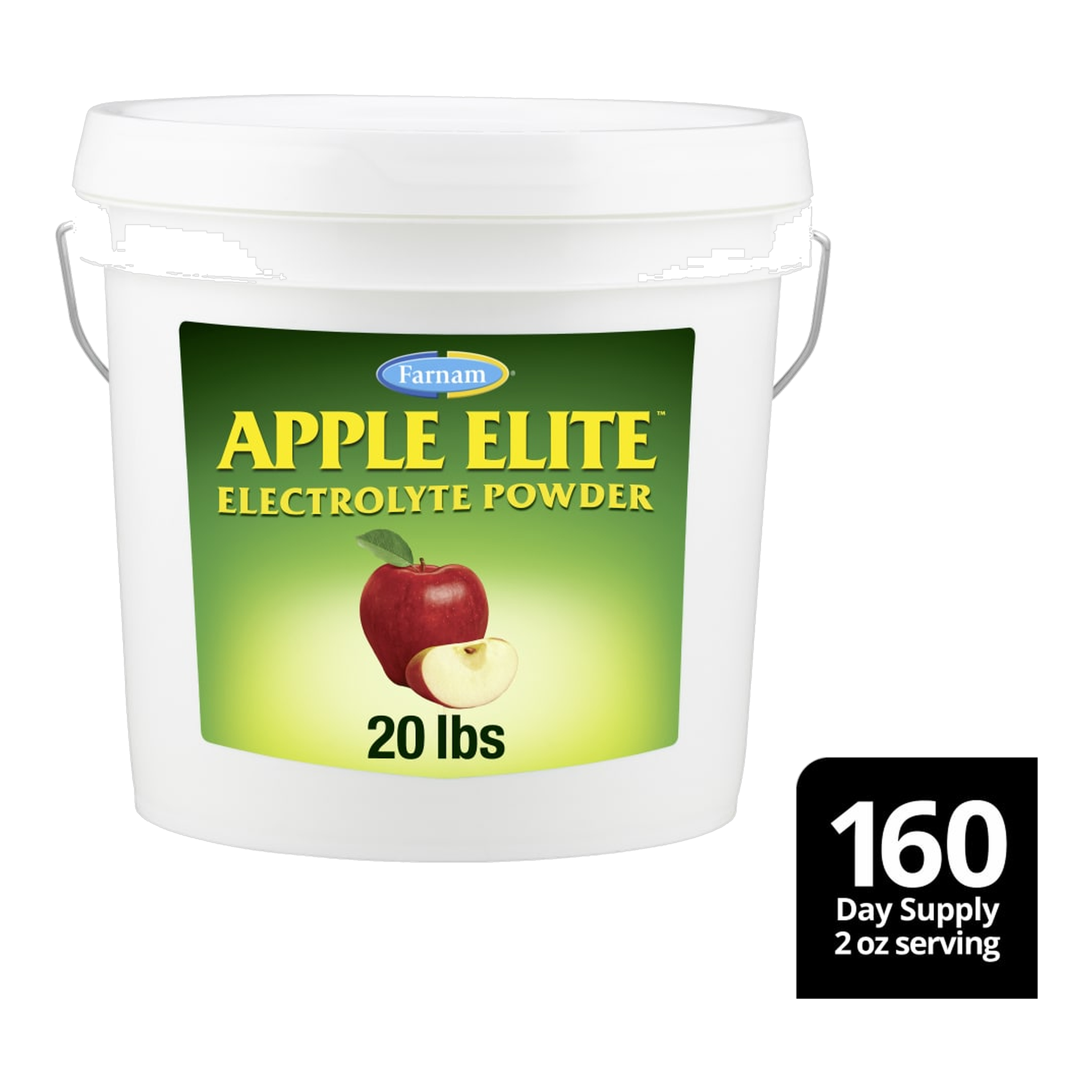 Farnam Apple Elite Electrolyte Powder package showing size