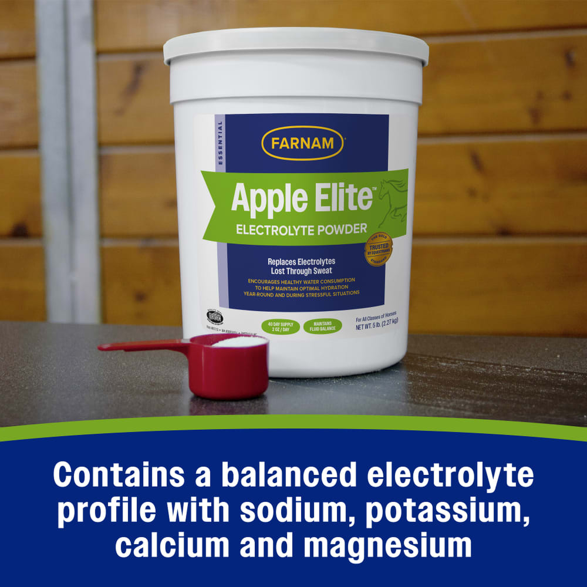 Contains a balanced electrolyte profile with sodium, potassium, calcium and magnesium
