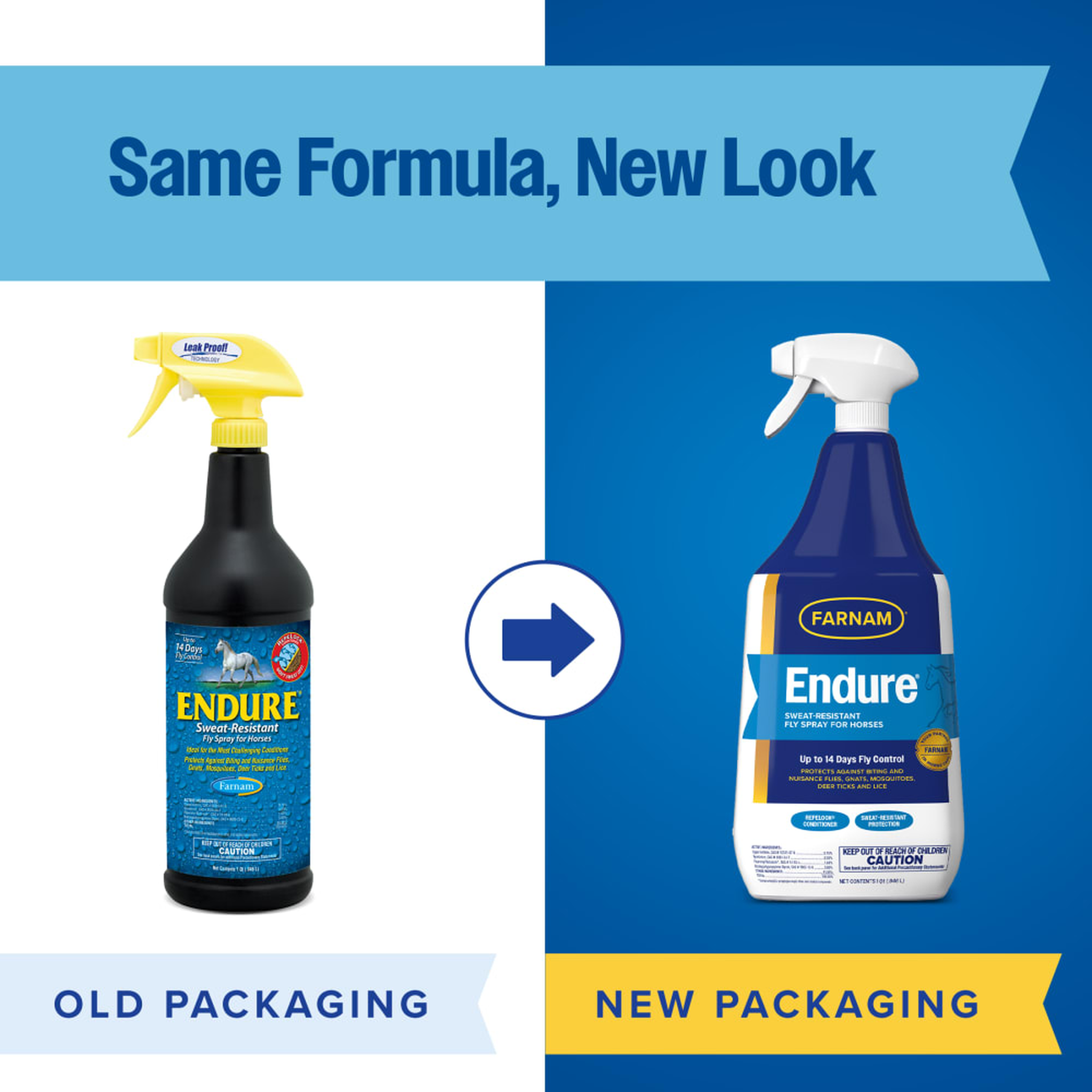 Farnam Endure Sweat-Resistant Fly Spray for Horses #32 oz Spray