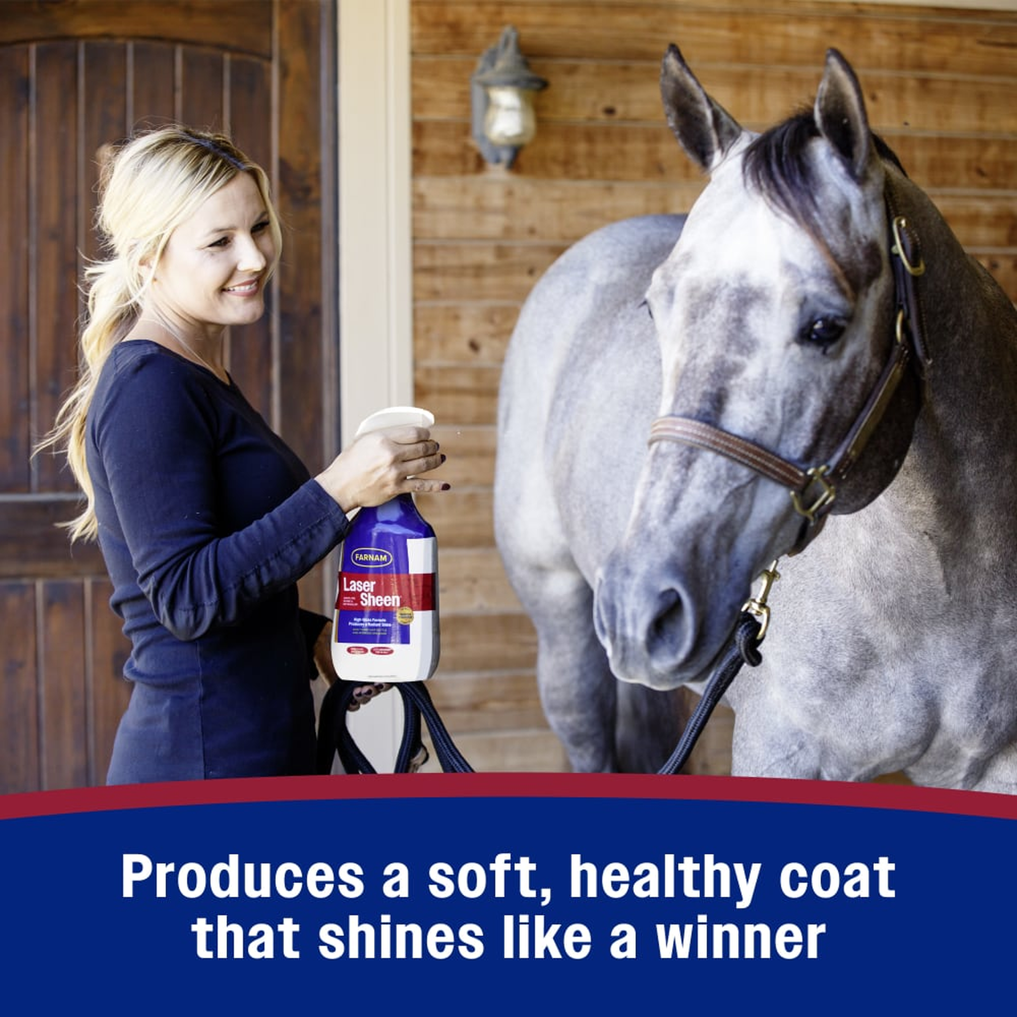 Produces a soft healthy coat that shines like a winner