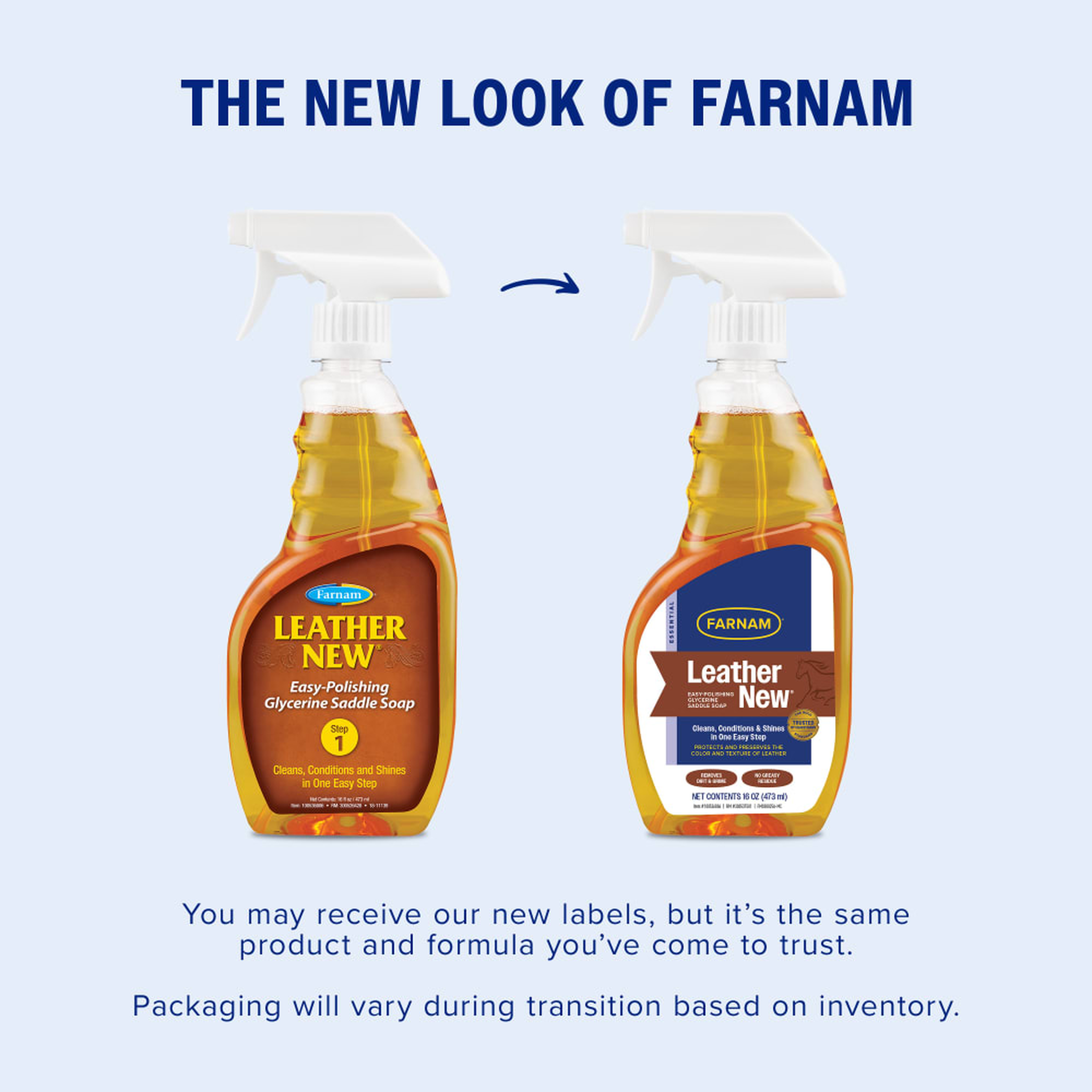 Farnam Leather New Easy-Polishing Glycerine Saddle Soap - You may receive our new labels but it is the same product and formula you have come to trust