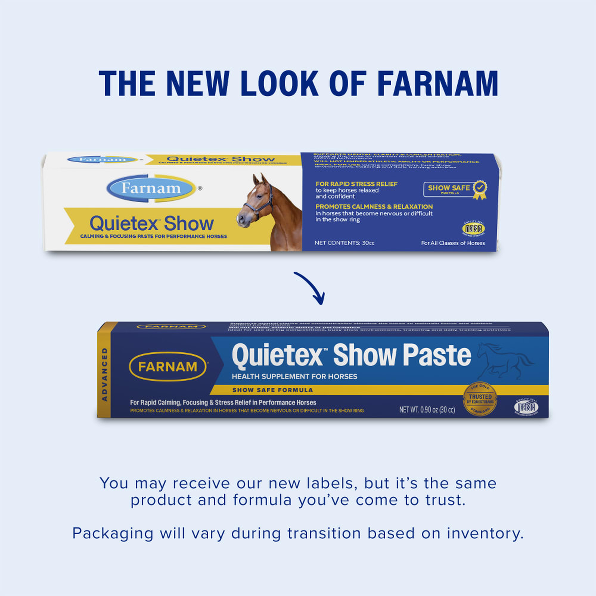 Farnam Quietex Show Paste - The new look of Farnam