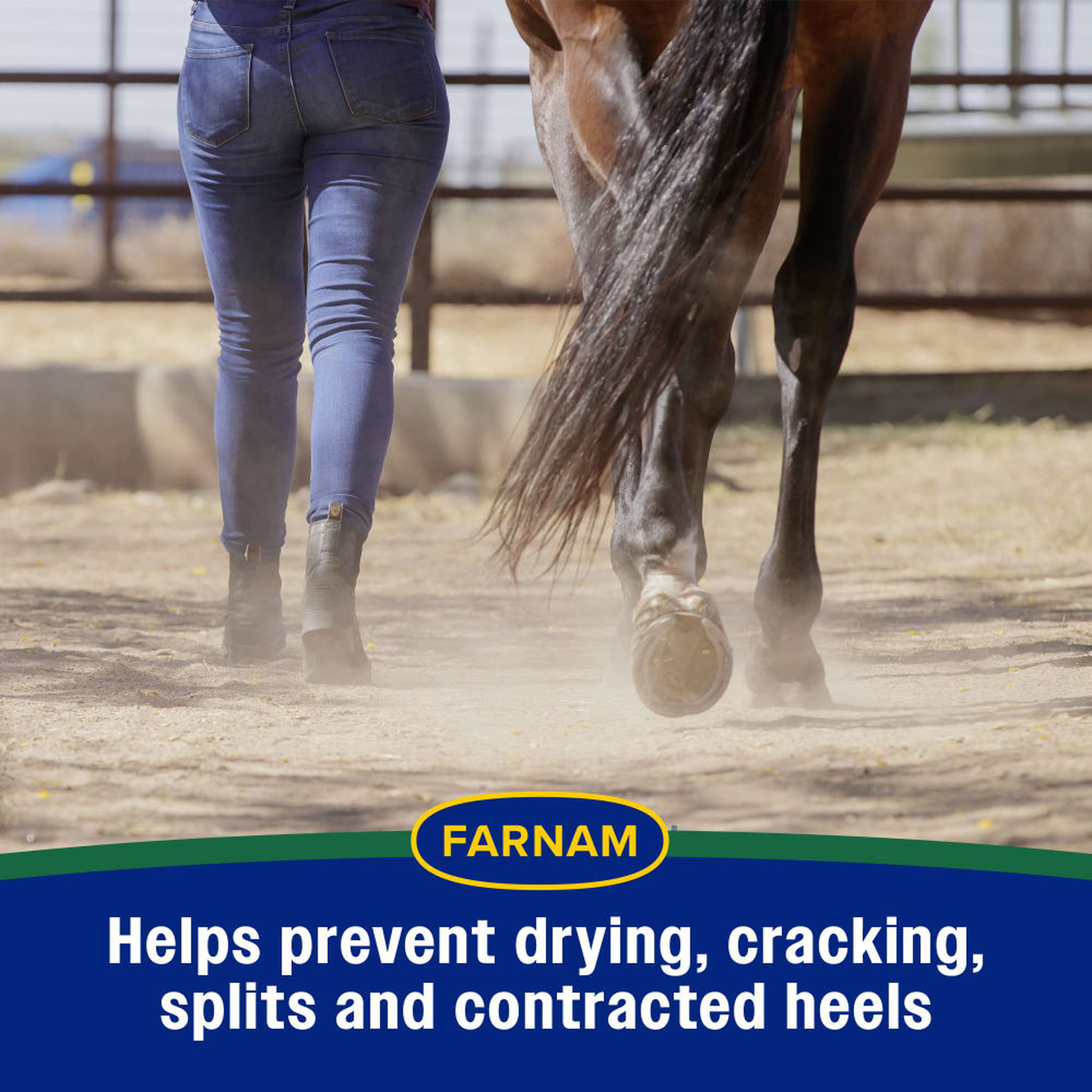 Farnam Rain Maker Triple Action Hoof Moisturizer - Helps prevent drying, cracking & splits on heels