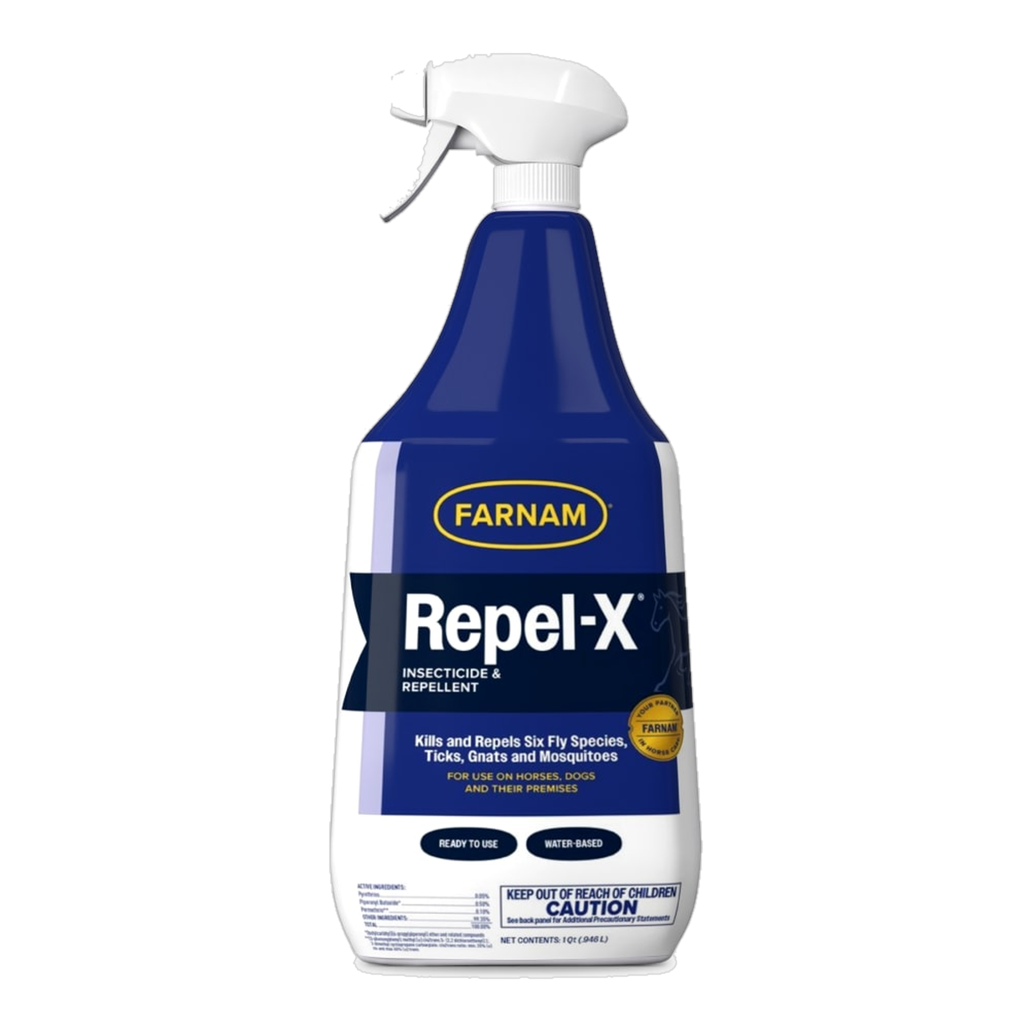 Farnam Repel-X Insecticide & Repellent package showing size
