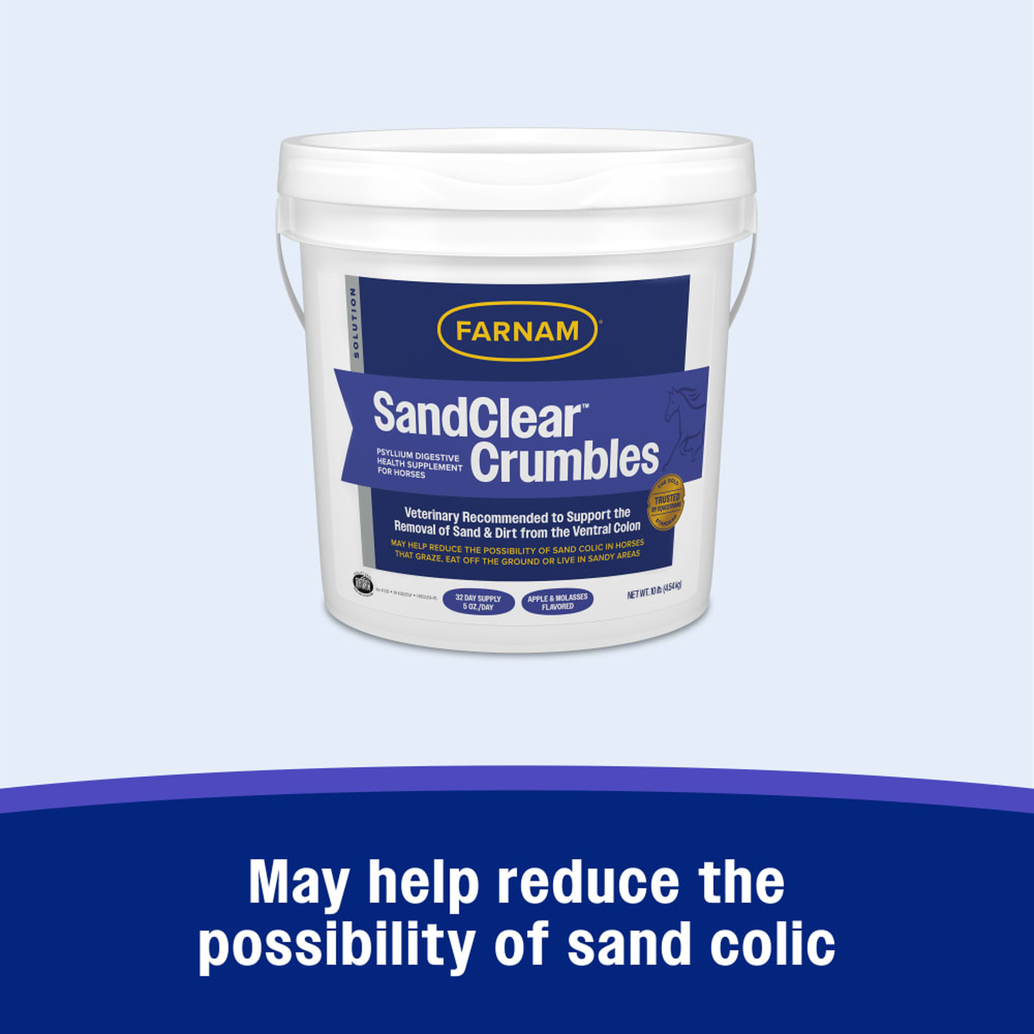 Farnam SandClear Natural Psyllium Crumbles - May help reduce the possibility of sand colic