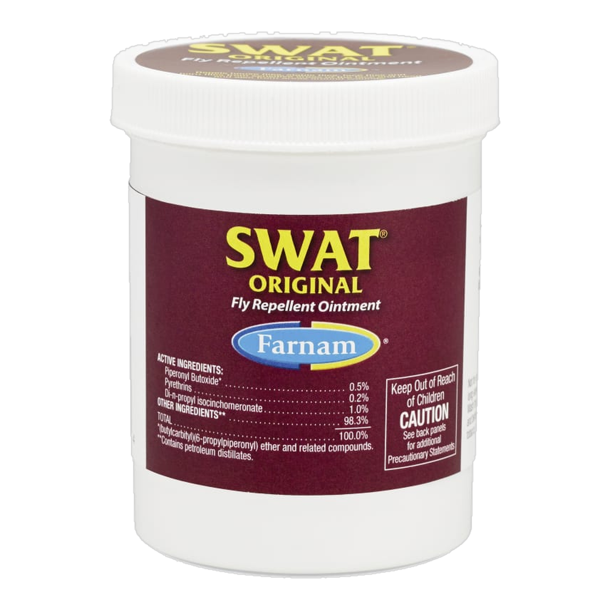 Farnam SWAT Fly Repellent Ointment front of package #Original Pink