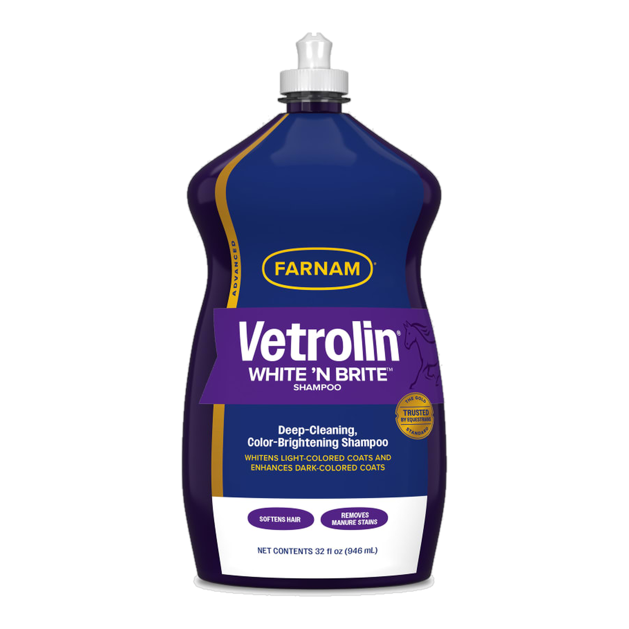 Farnam Vetrolin White 'N Brite Shampoo front of package