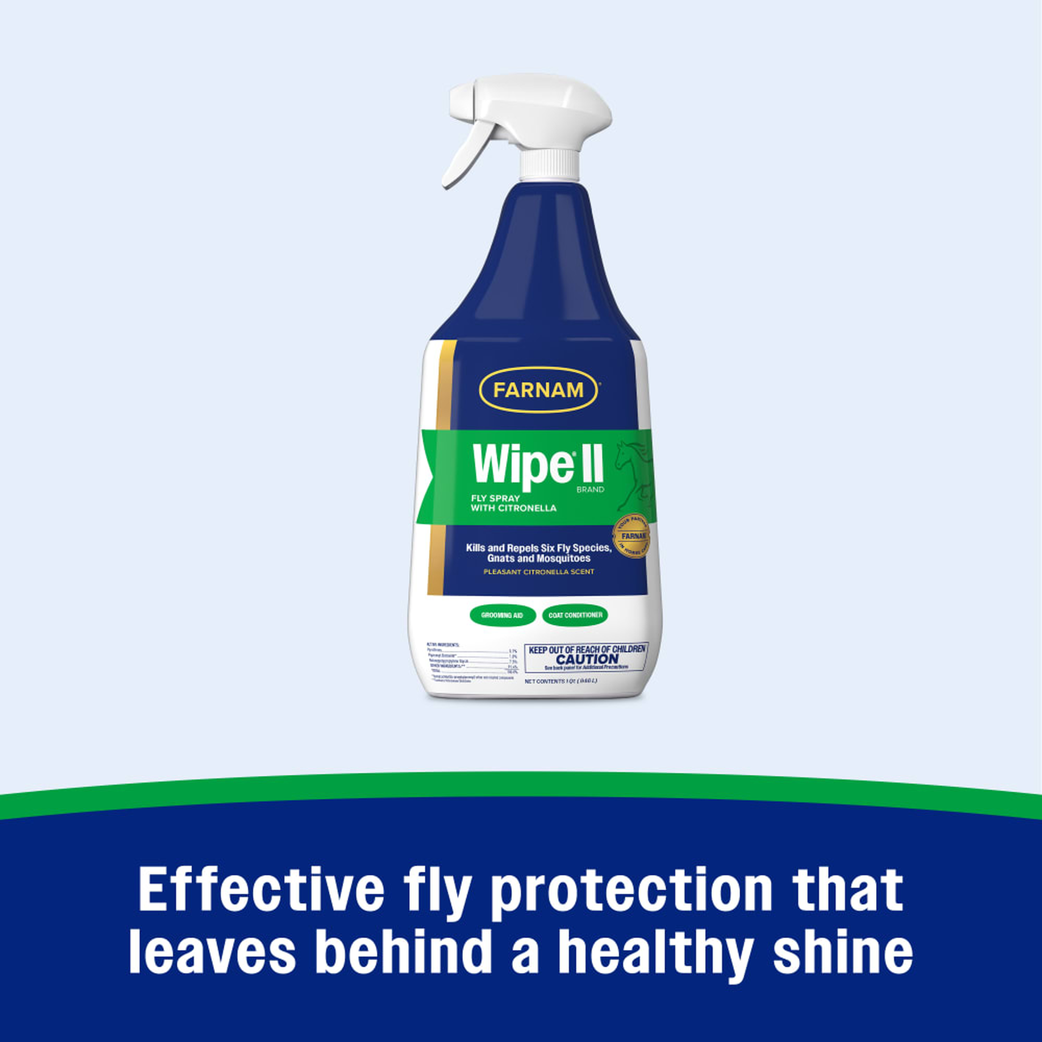 Farnam Wipe II Brand Fly Spray with Citronella