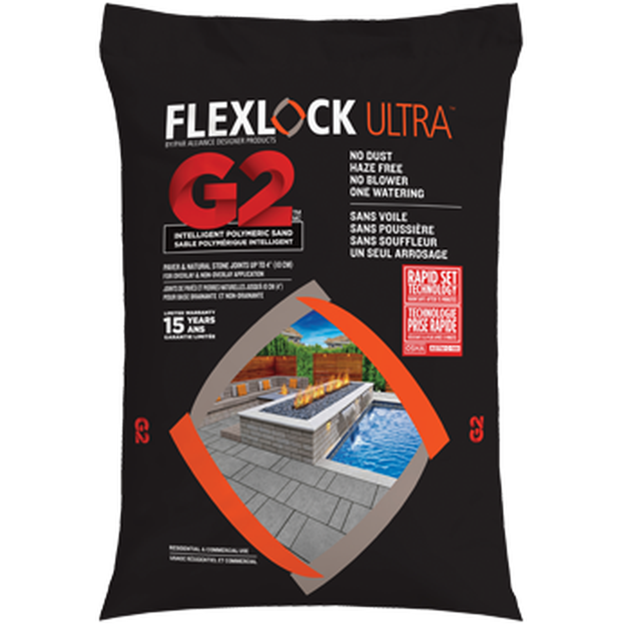 Flexlock Ultra G2 Intelligent Polymeric Sand 40 lb bag front