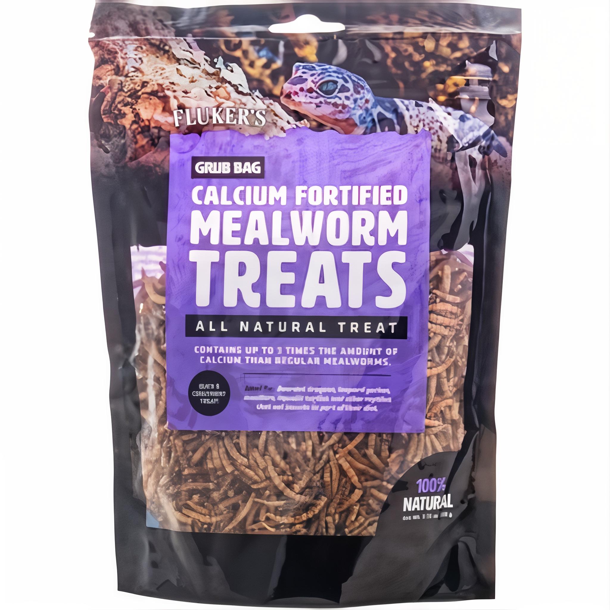 Flukers Grub Bag Calcium Fortified Mealworm Treats