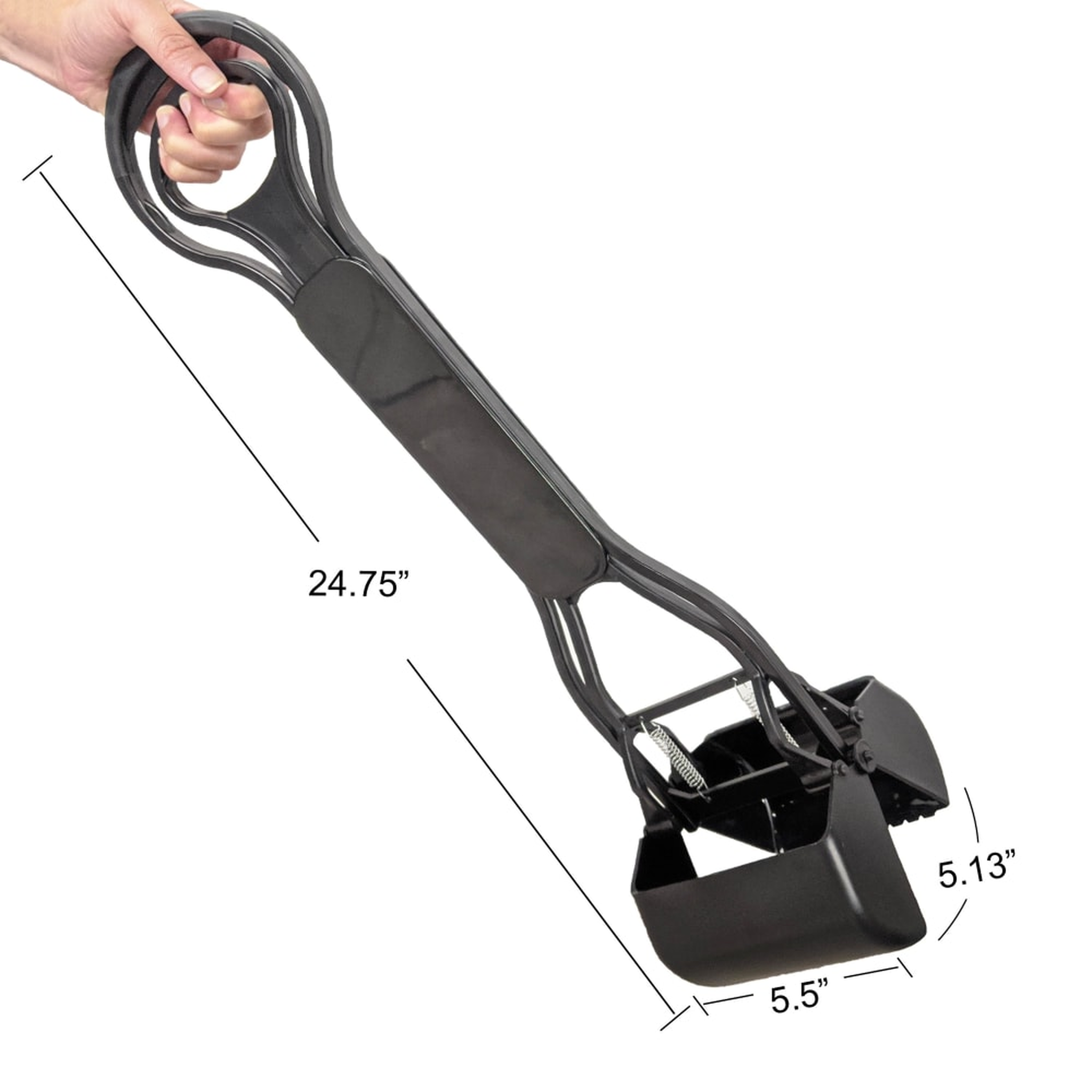 Four Paws Allen's Spring Action Scooper for Hard Surfaces size and dimensions