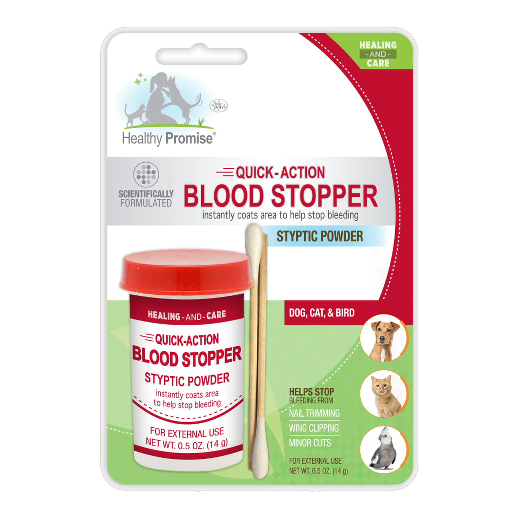 Four Paws Healthy Promise Quick-Action Blood Stopper Styptic Powder package front