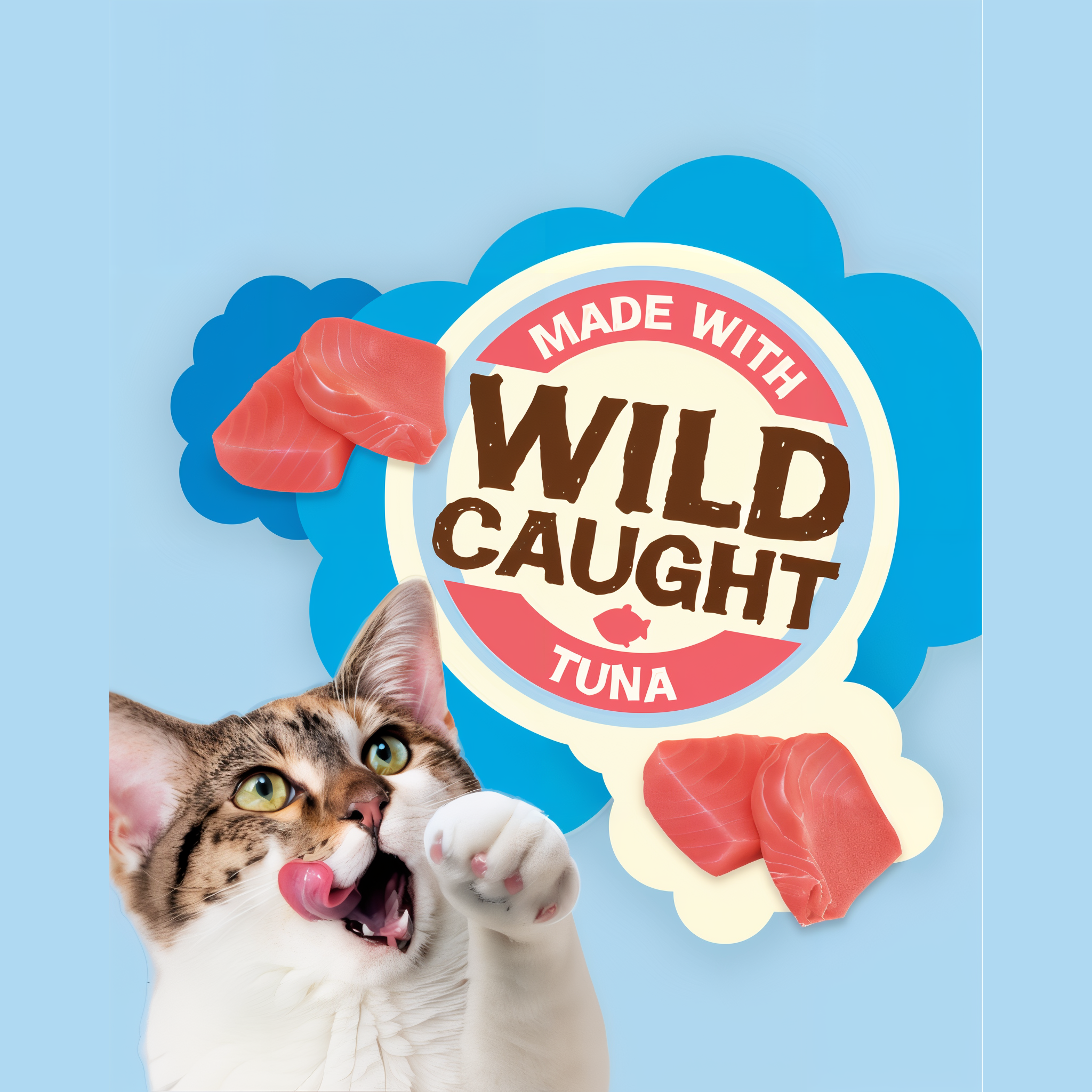 Made with wild-caught tuna as the number one ingredient