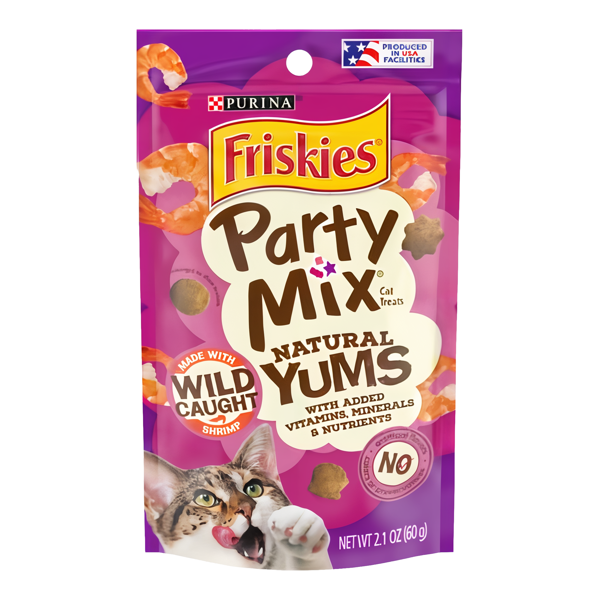Purina Friskies Party Mix Natural Yums Adult Cat Treats