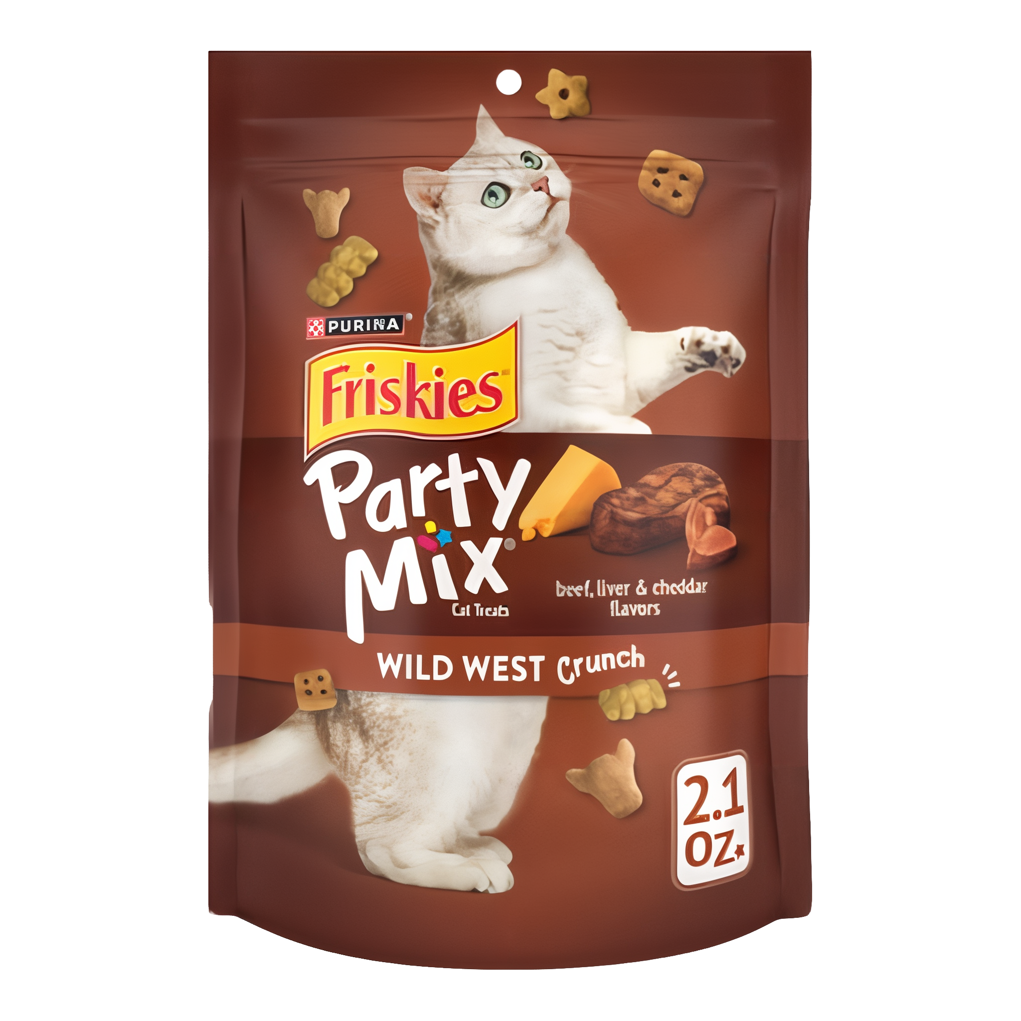 Purina Friskies Party Mix Wild West Crunch Cat Treats