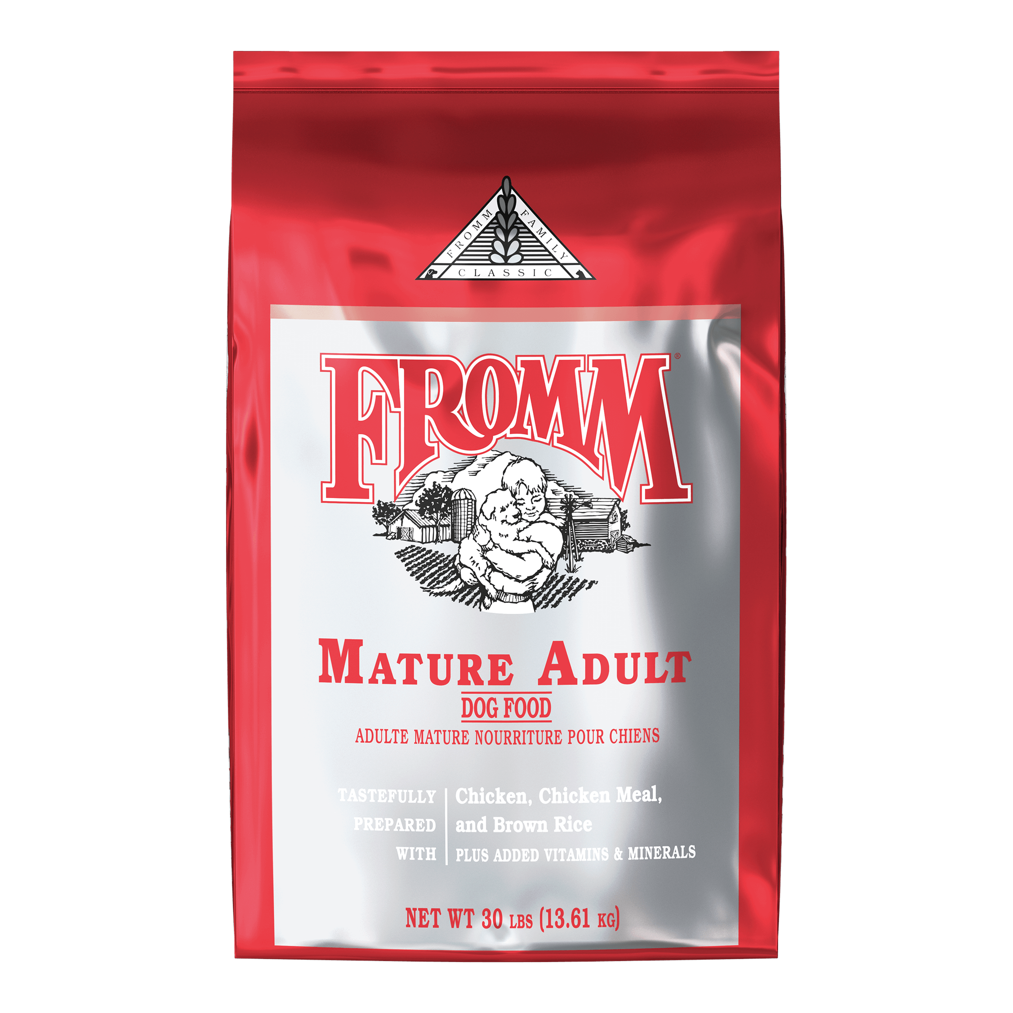 Fromm Classic Mature Adult Dry Dog Food bag