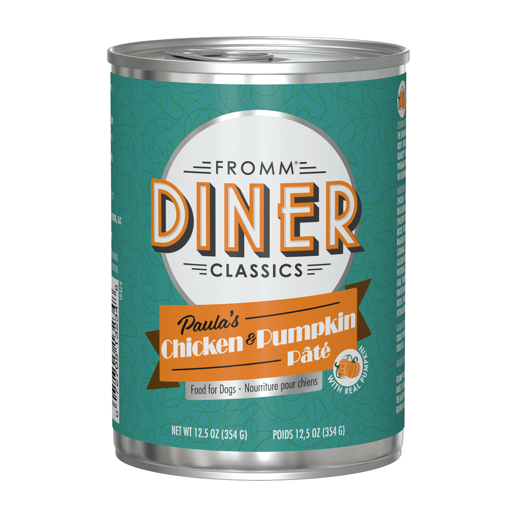 Fromm Diner Classics Paula's Chicken & Pumpkin Pâté can