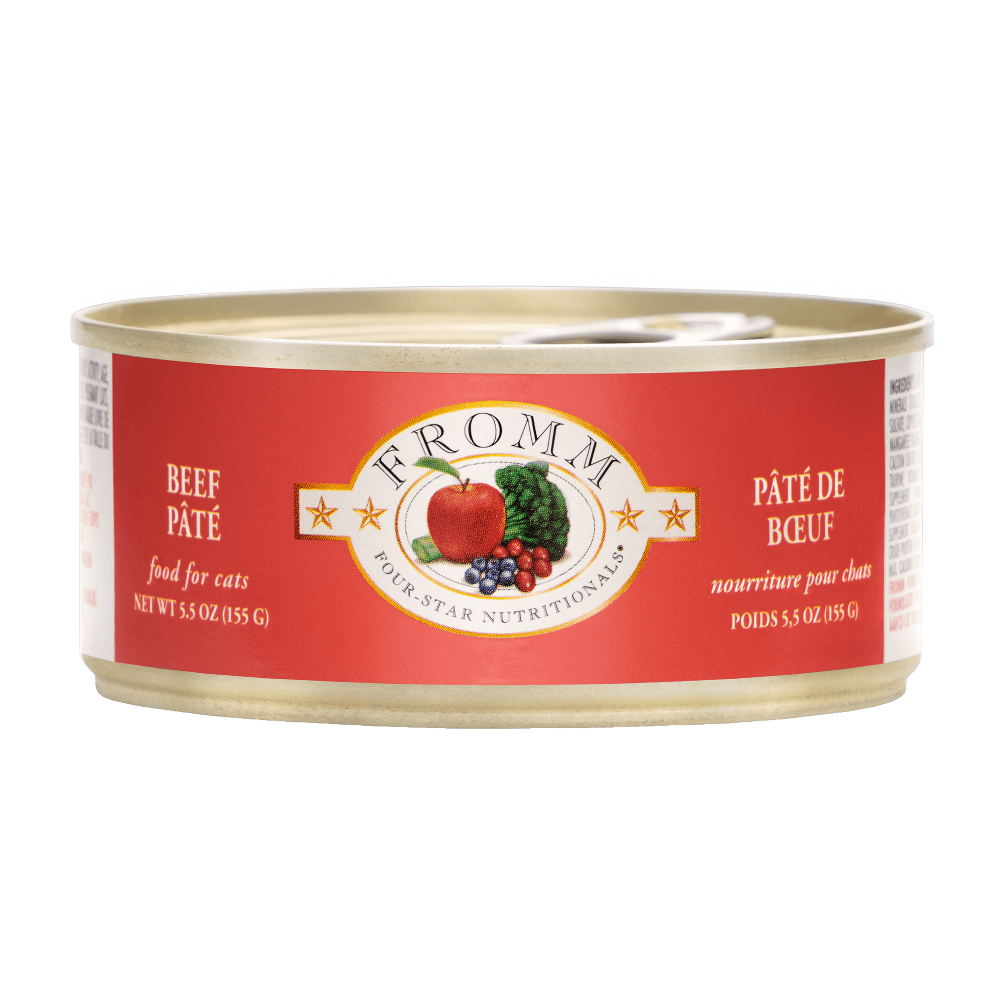 Fromm Four-Star Beef Pâté wet cat food can #5.5 OZ
