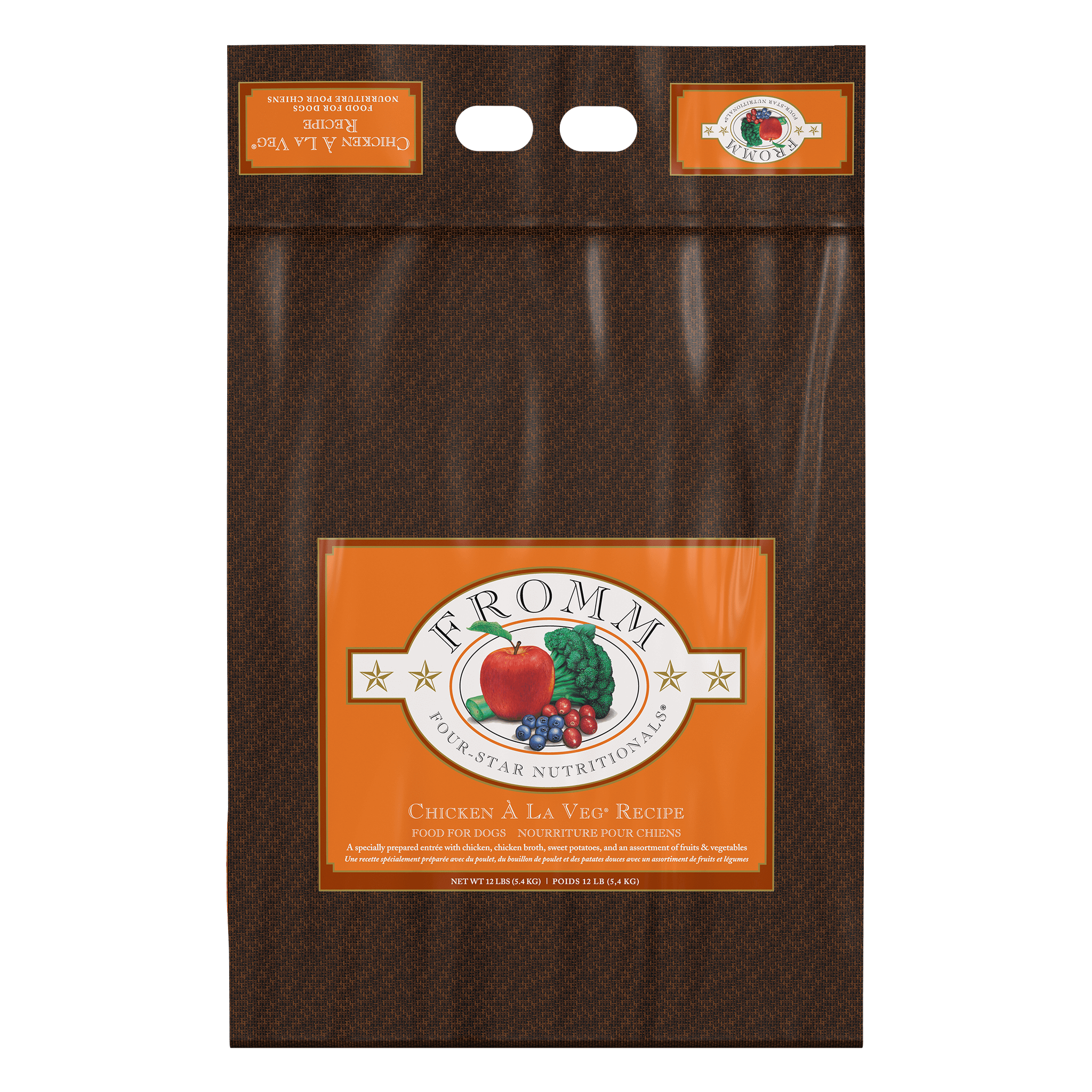Fromm Four-Star Chicken A La Veg Recipe Dry Dog Food bag
