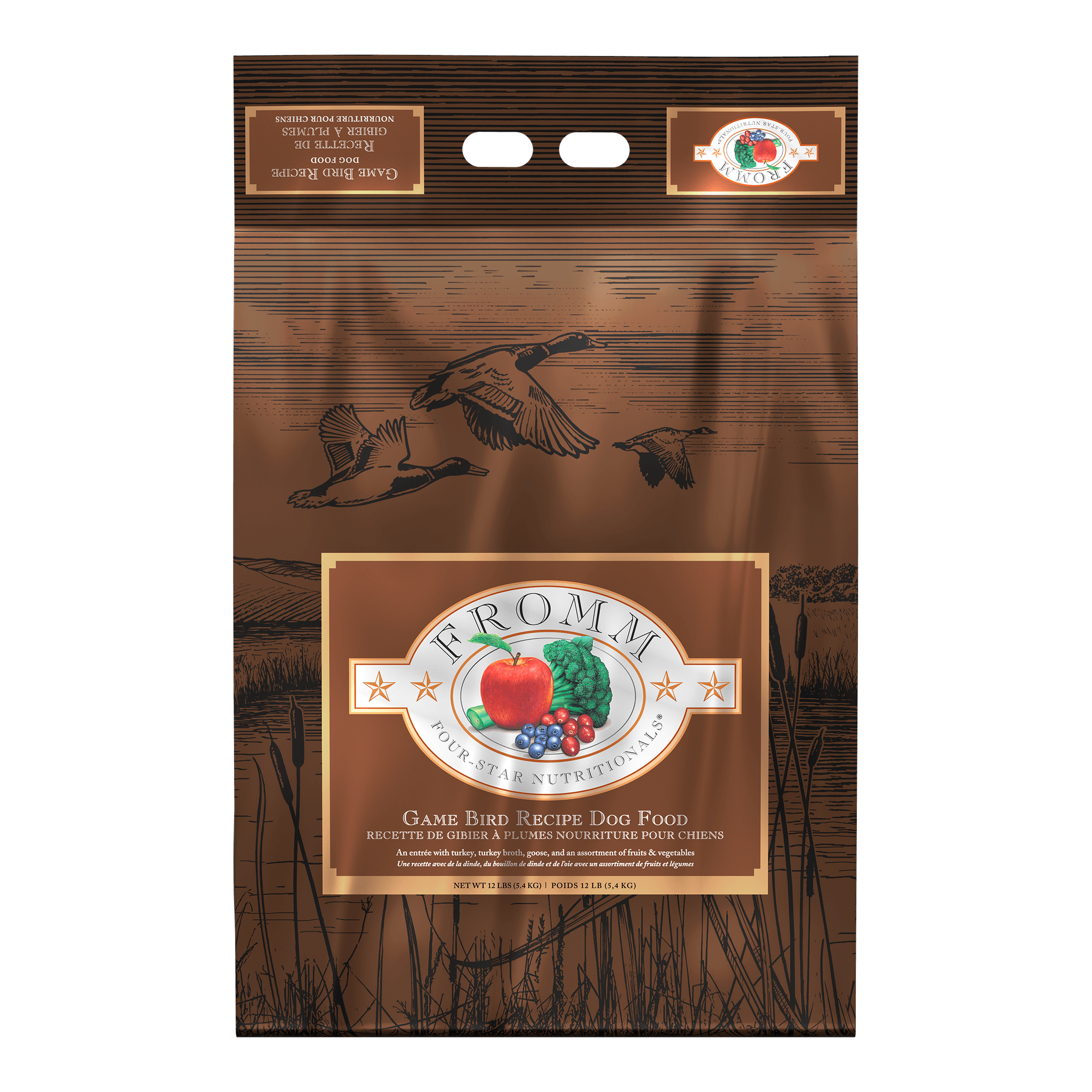 Fromm Four-Star Game Bird Recipe Dry Dog Food bag