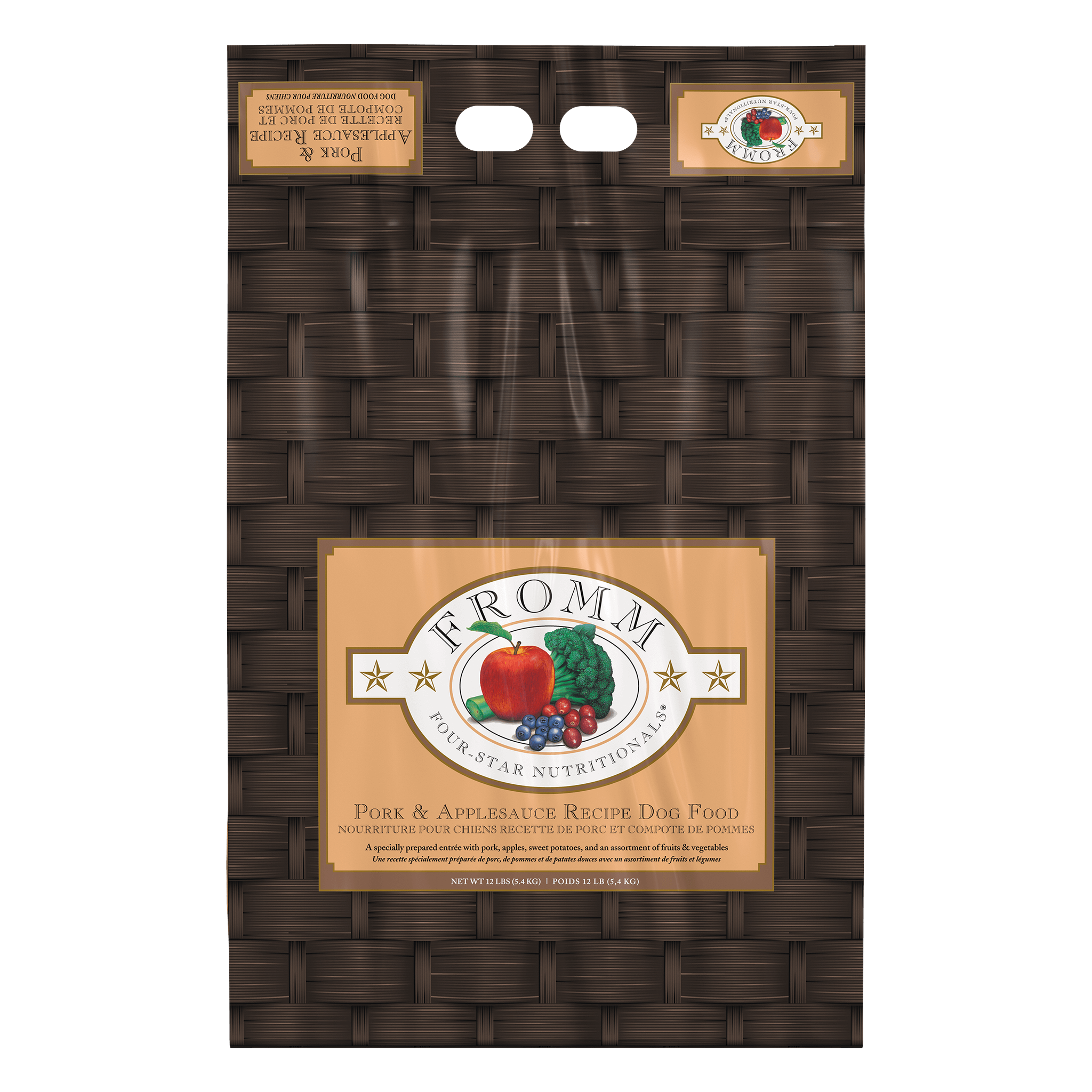 Fromm Four-Star Pork and Applesauce Recipe Dry Dog Food bag
