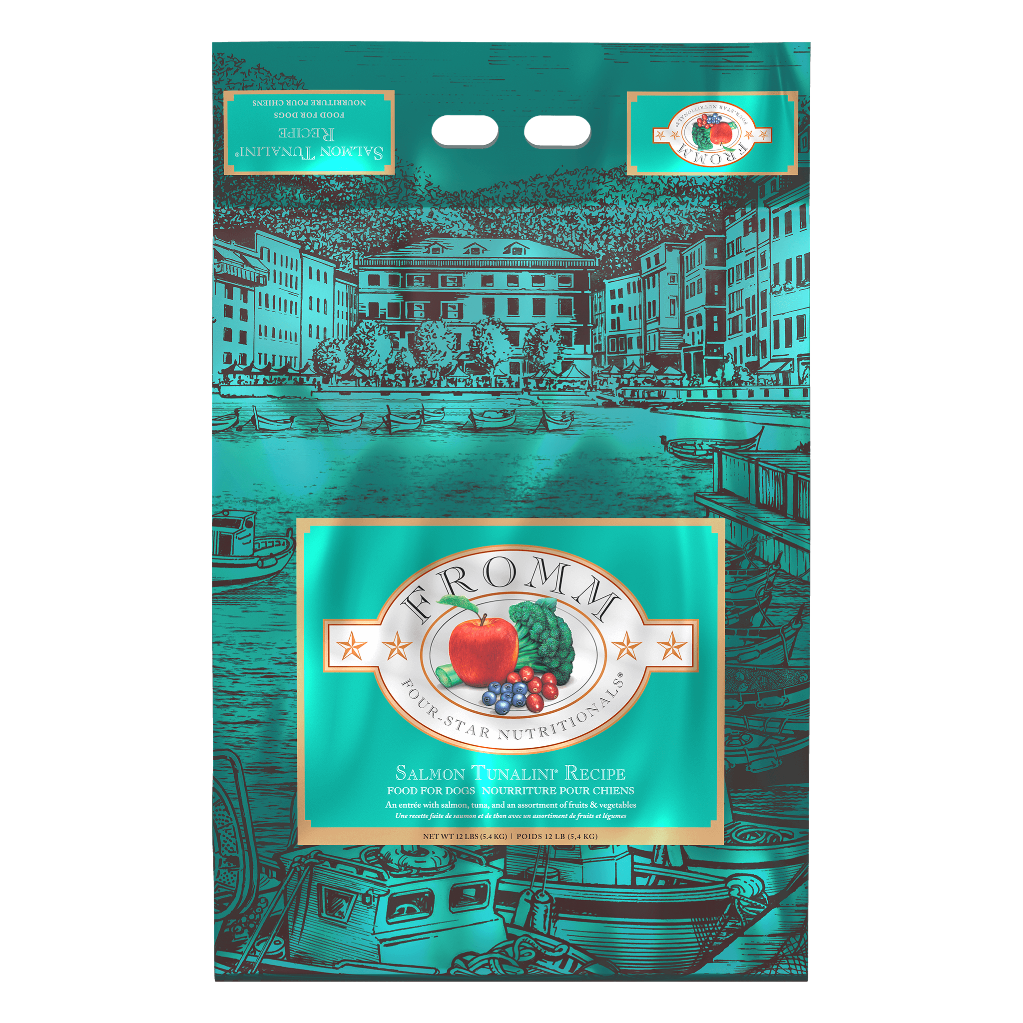 Fromm Four-Star Salmon Tunalini Recipe Dry Dog Food bag #12 LB