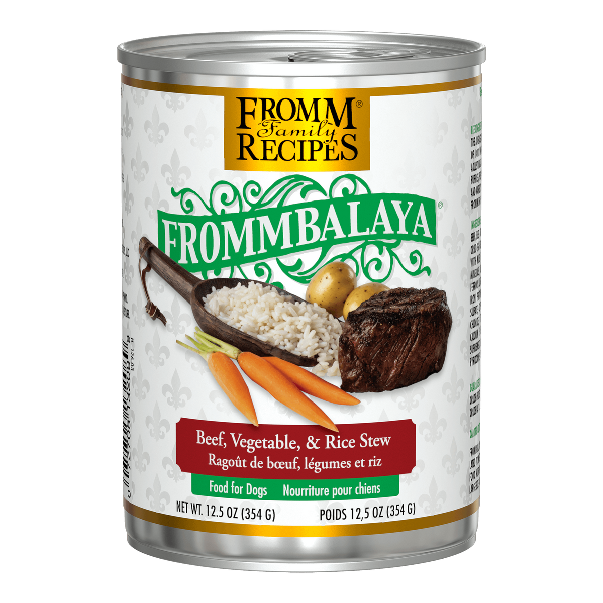 Fromm Frommbalaya Beef, Vegetable, & Rice Stew Wet Dog Food -- can