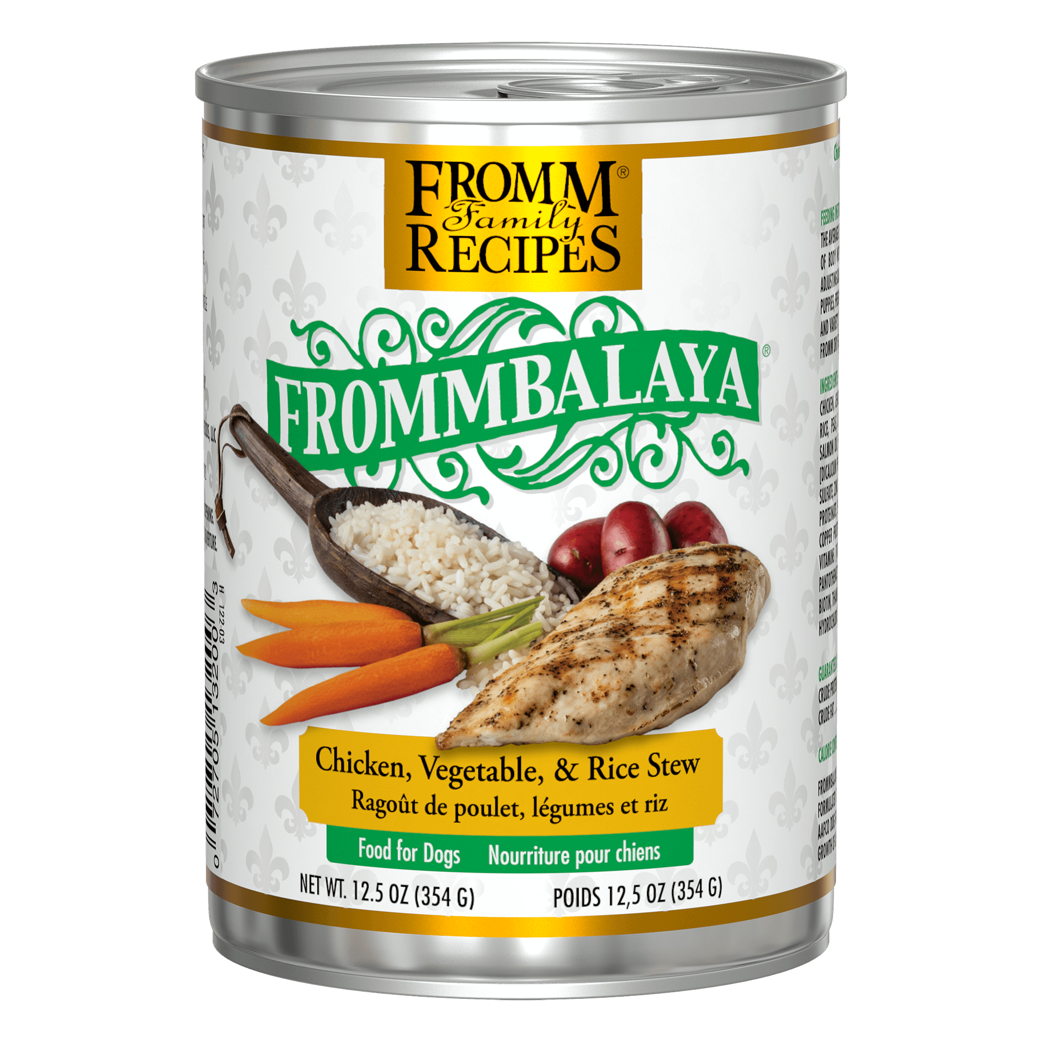Fromm Frommbalaya Chicken, Vegetable, & Rice Stew can
