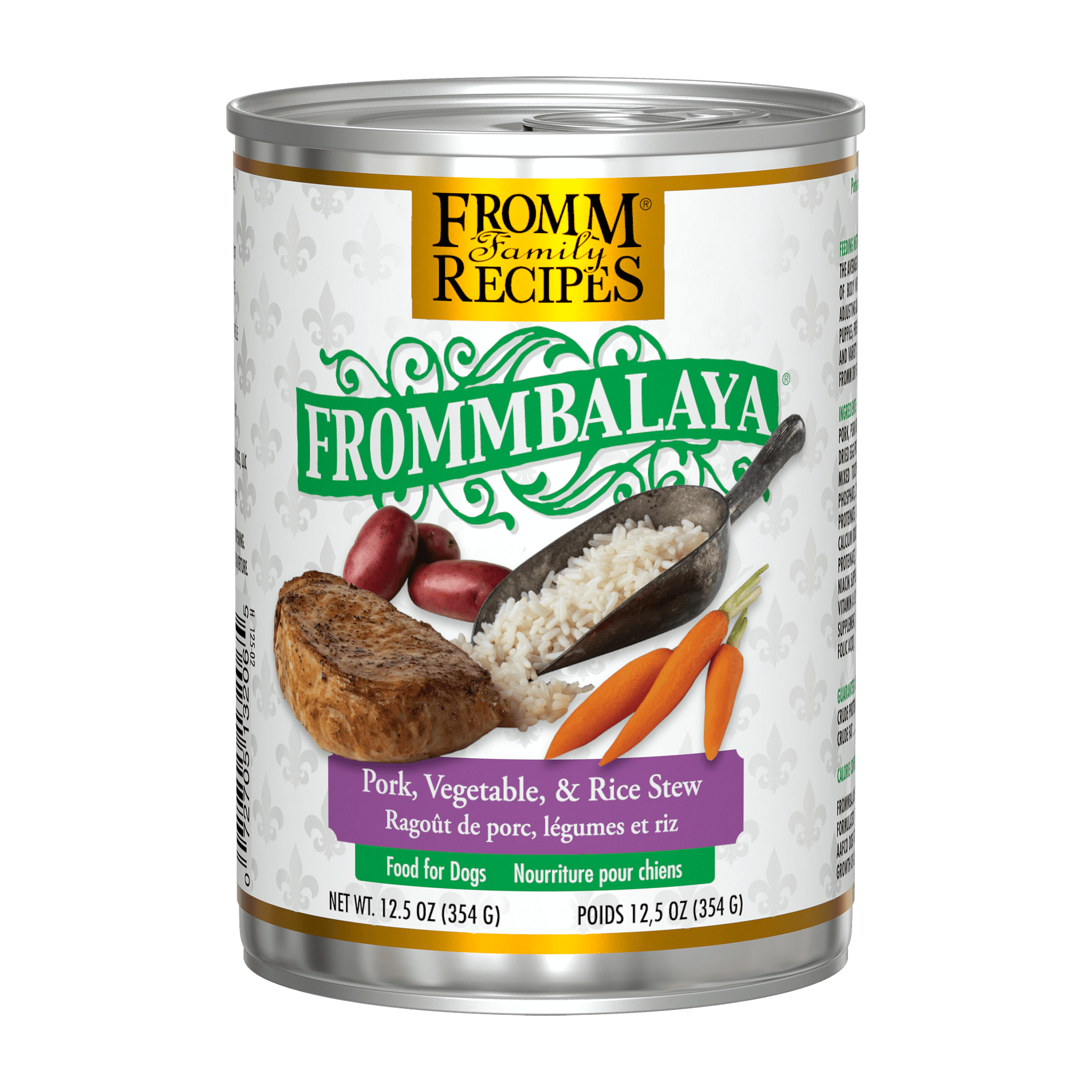 Fromm Frommbalaya Pork, Vegetable, & Rice Stew can