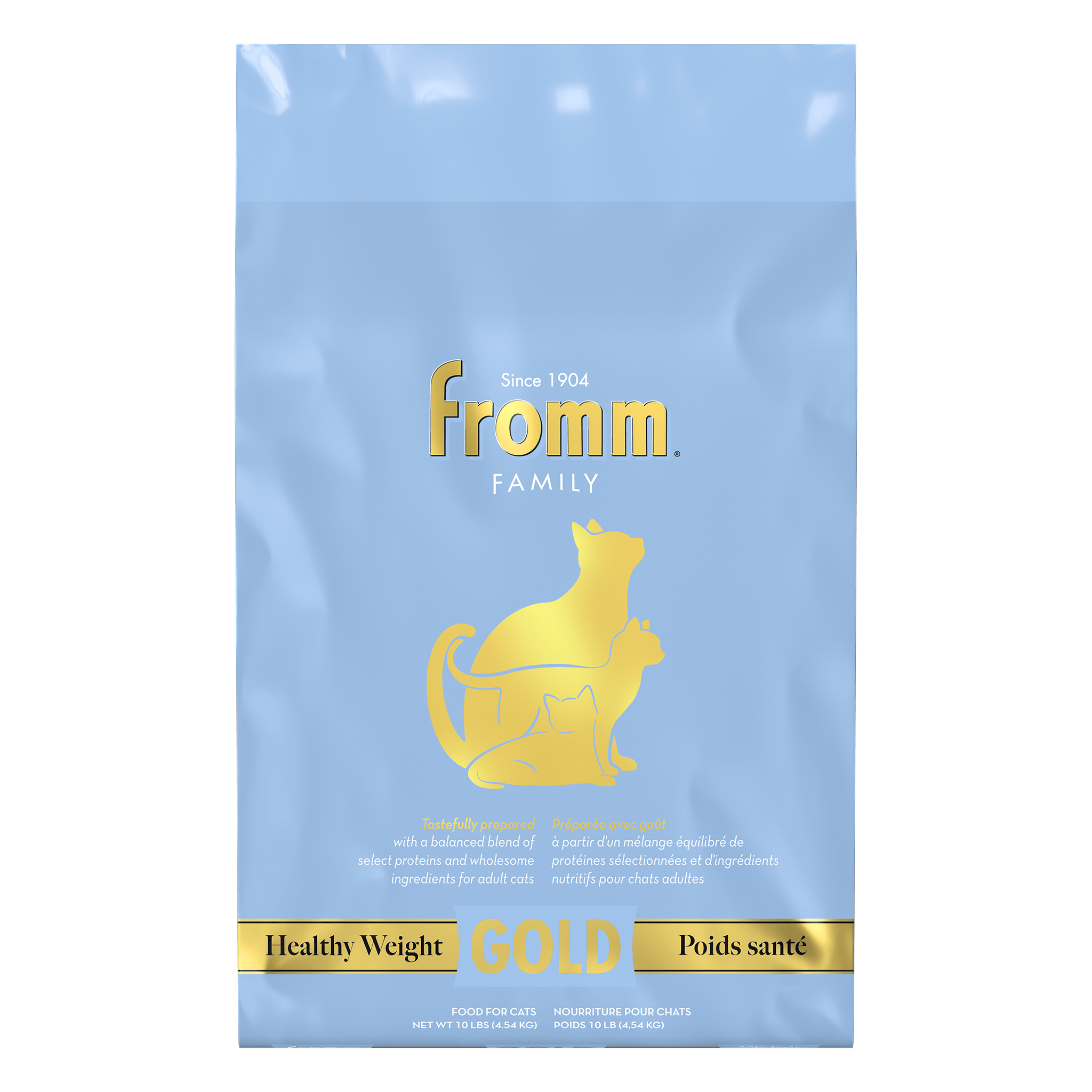 Fromm Gold Healthy Weight Dry Cat Food bag #10 LB