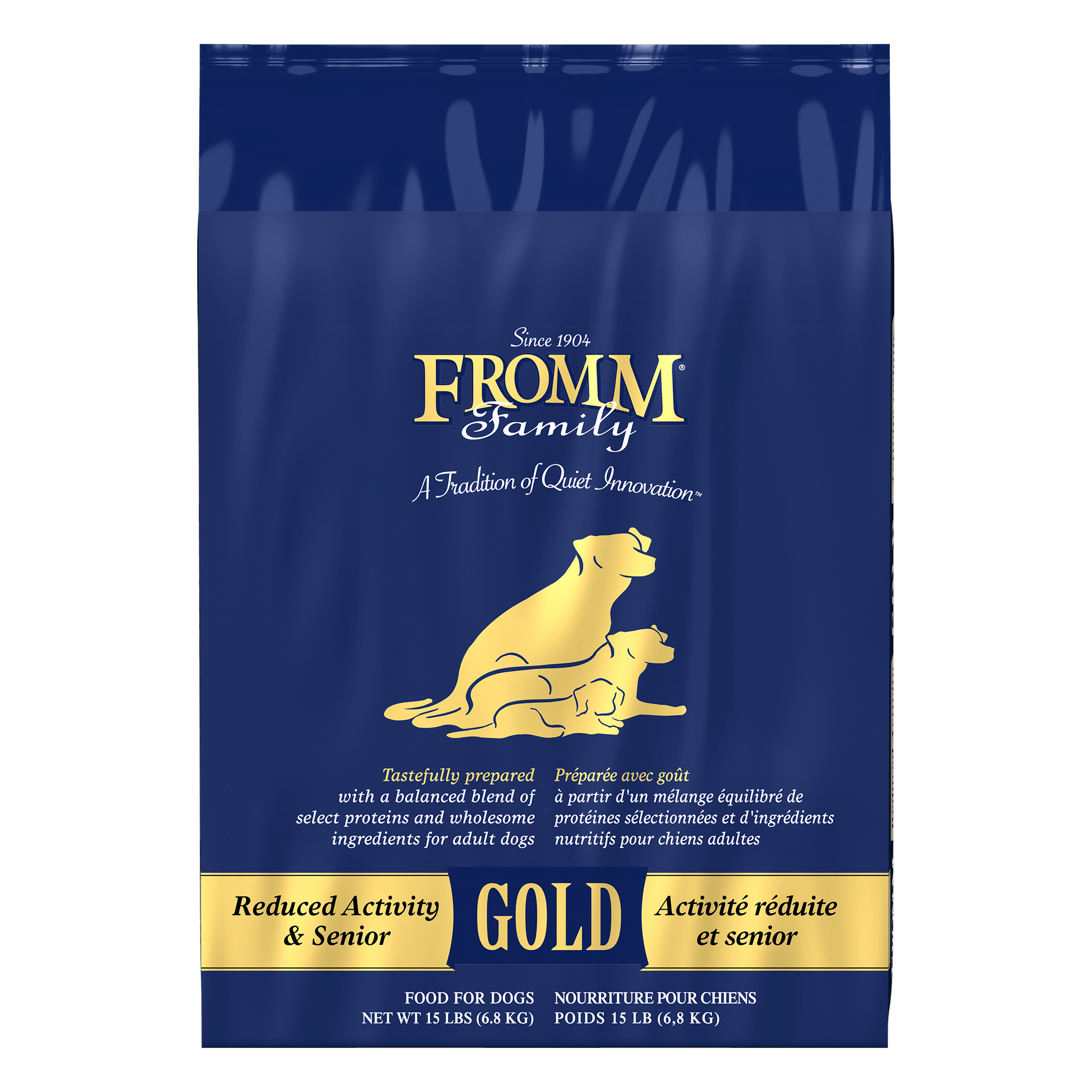 Fromm Gold Reduced Activity & Senior Dry Dog Food bag #15 LB