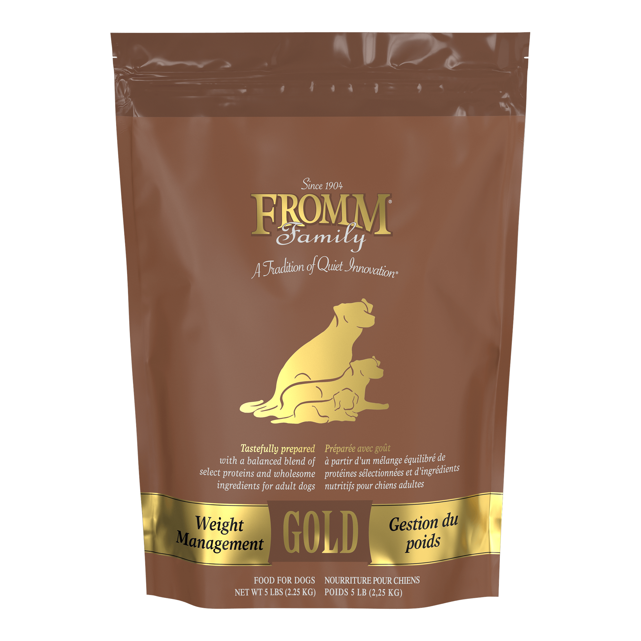 Fromm Gold Weight Management Dry Dog Food bag